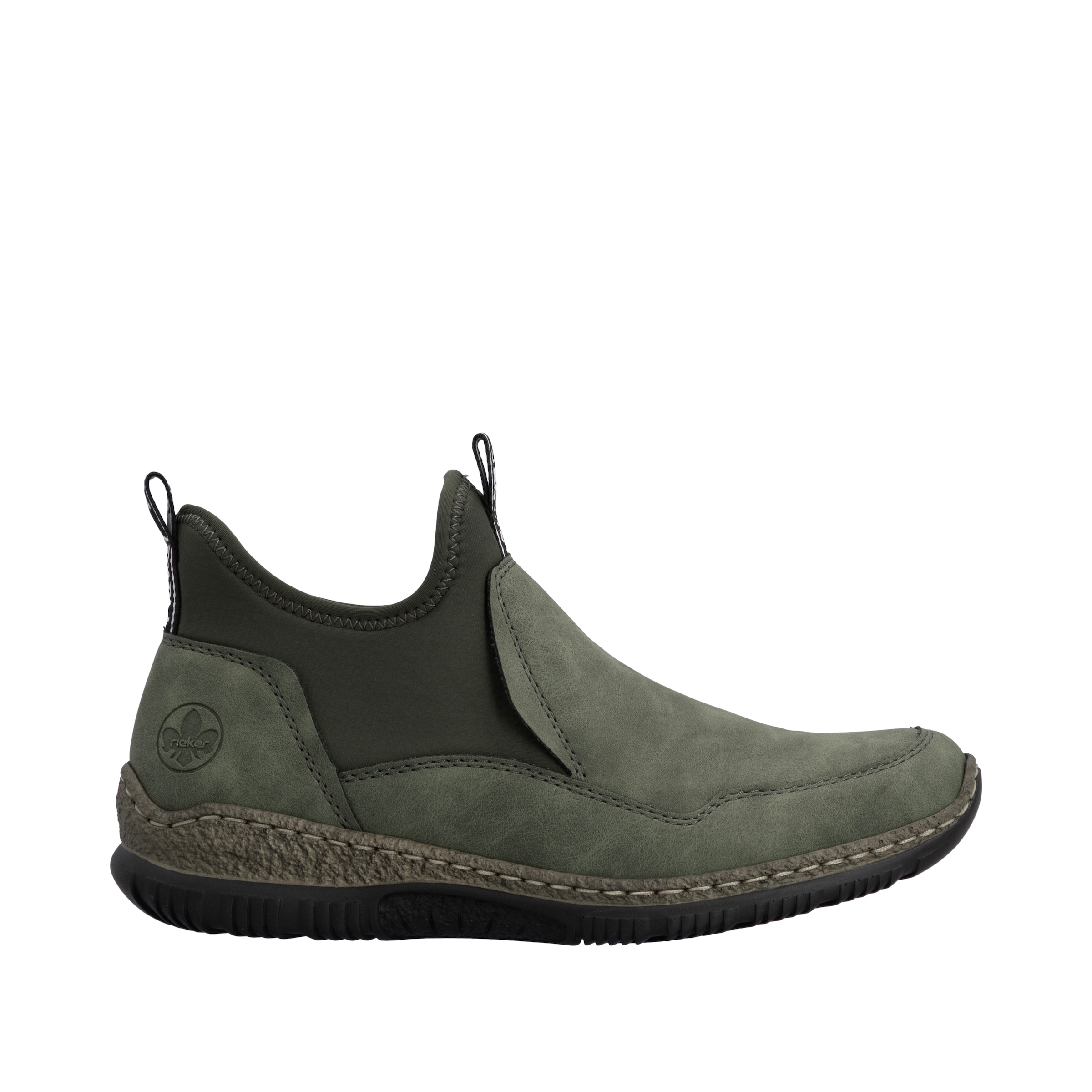 Rieker Schlupfboots  Slipper, Slip-on Sneaker, Stiefelette mit MemoSoft-Innensohle