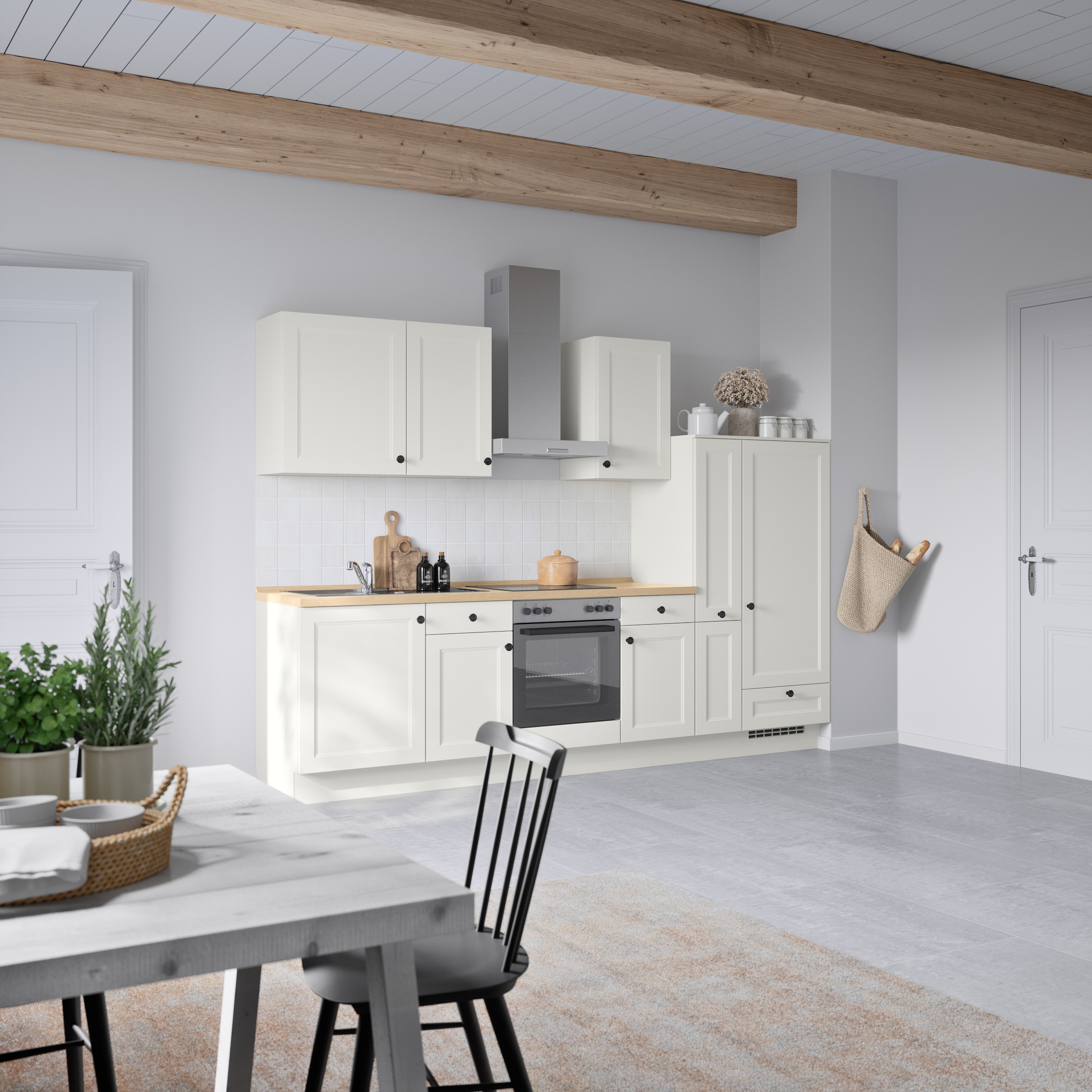 nobilia® Küchenzeile »"Cascada I"«, vormontiert, Ausrichtung wählbar, Breite 300 cm, wahlw. mit E-Geräten