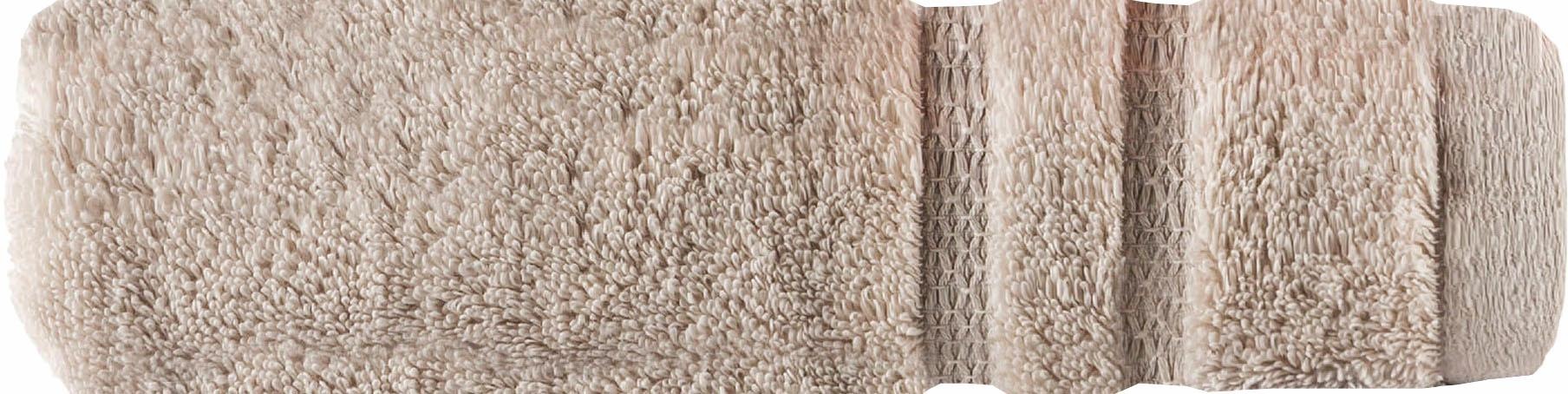 Egeria Handtücher »Micro Touch«, (2 St., 2er Set Handtücher 50 x 100 cm), Streifenbordüre, extrem saugfähig & flauschig, 100% Baumwolle