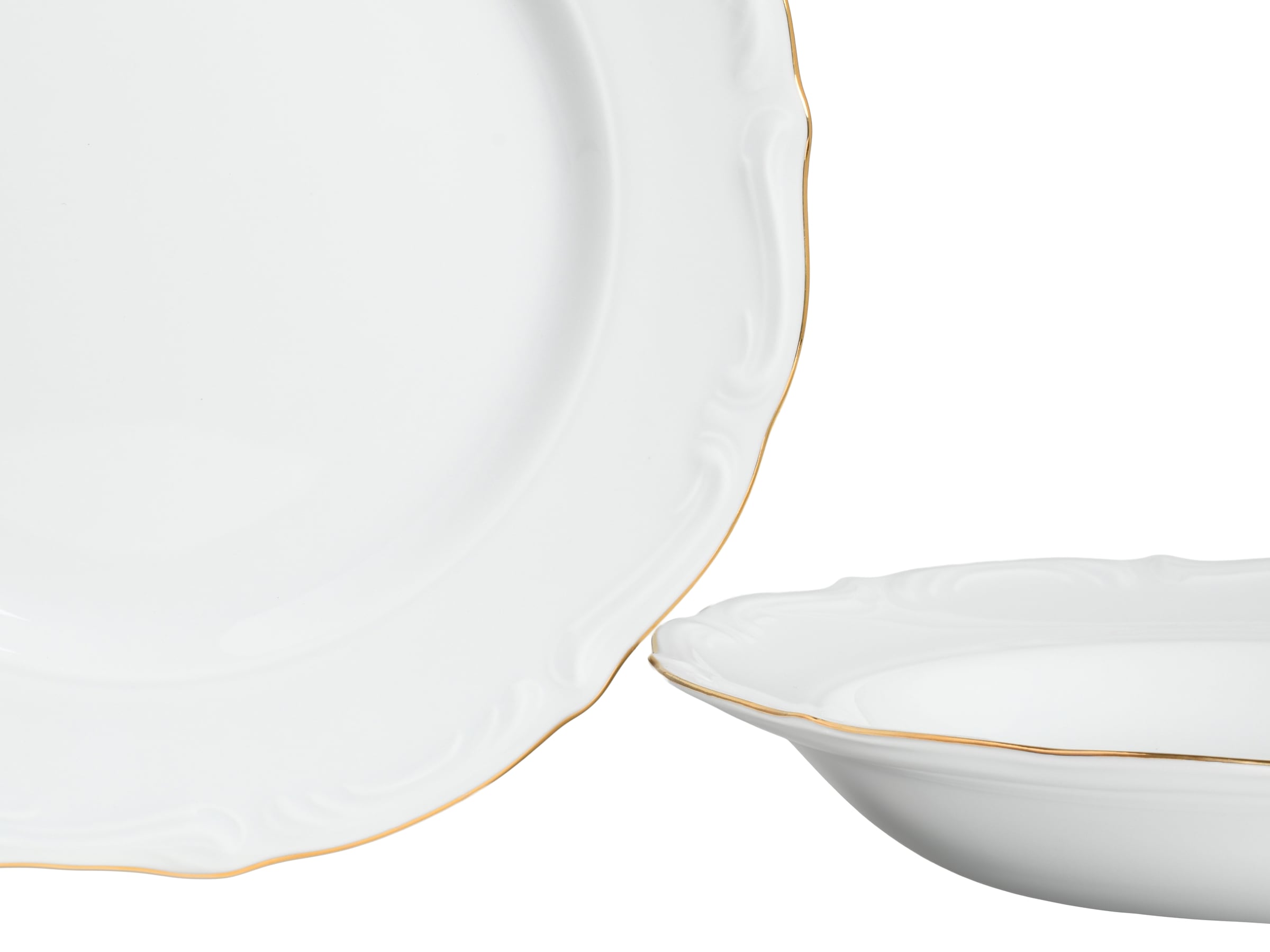 CreaTable Tafelservice »Maria Theresia, Tafel-Service 12-tlg«, (Set, 12 tlg.), Traditionelle Porzellanform