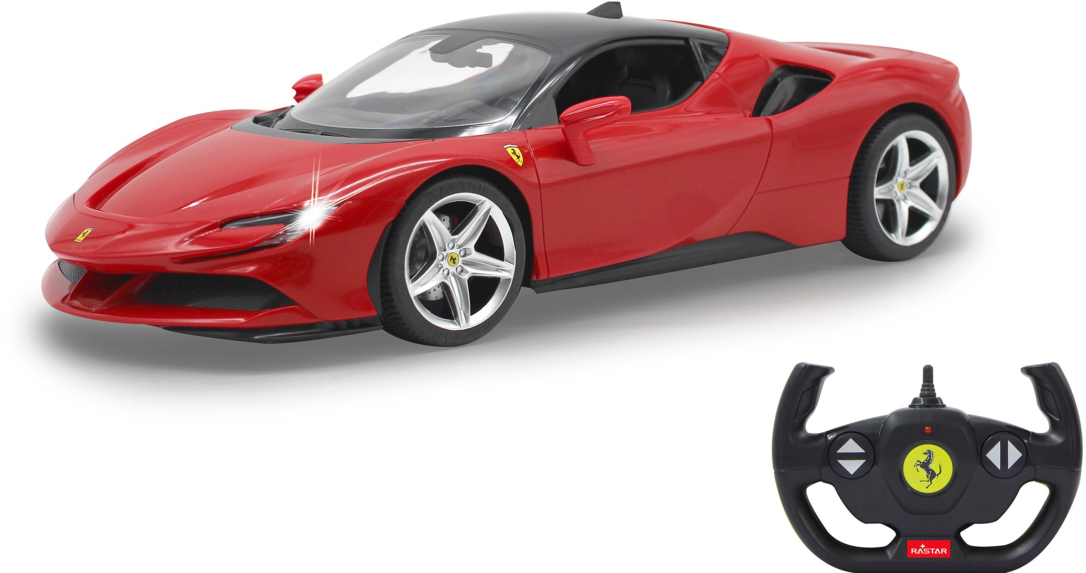 Jamara RC-Auto »Ferrari SF90 Stradale 1:14, rot - 2,4 GHz«