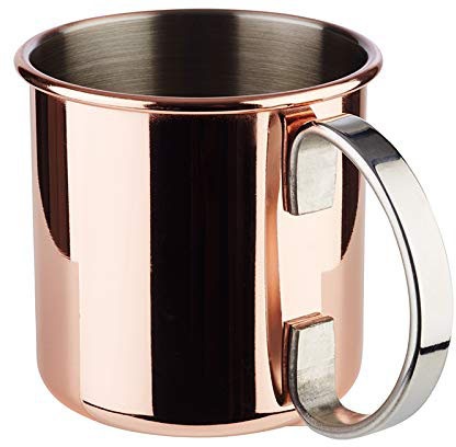 Buddy's Becher »Buddy´s Bar«, (Set, 4 tlg.), Moscow Mule Becher, 450 ml, hochwertiger Edelstahl, Kupfer Poliert