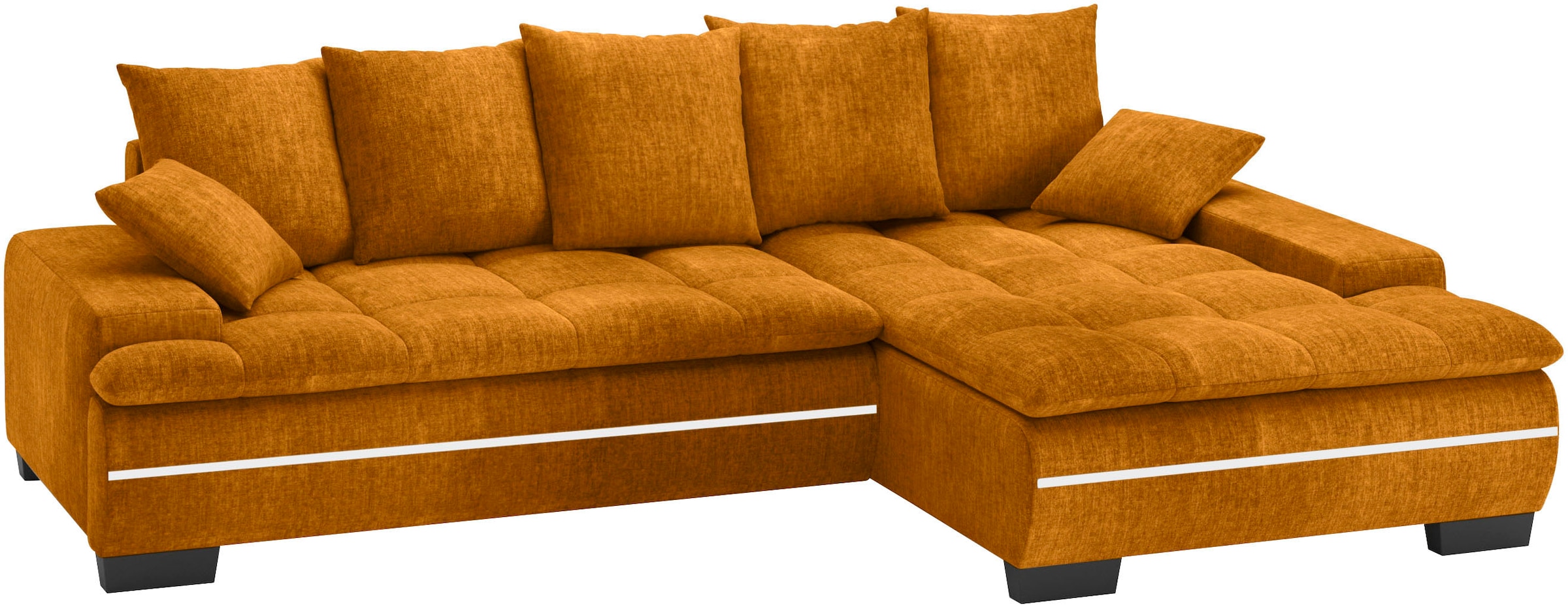 Mr. Couch Ecksofa »Haiti II, L-Form«, RGB-LED Beleuchtung, Kaltschaum, wahl günstig online kaufen