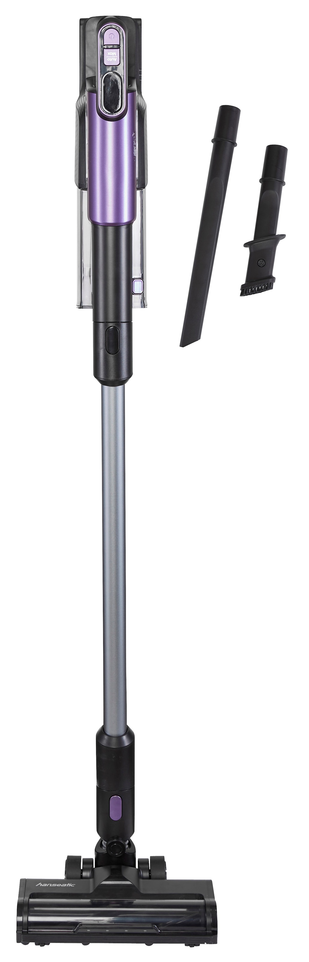 Hanseatic Akku-Bodenstaubsauger »HVS330700VBCJ inkl. Turbobürste, Wandhalterung, 700 ml Staubkapazität« mit HEPA 13 Filter und Motorschutzfilter, 330 W Leistung