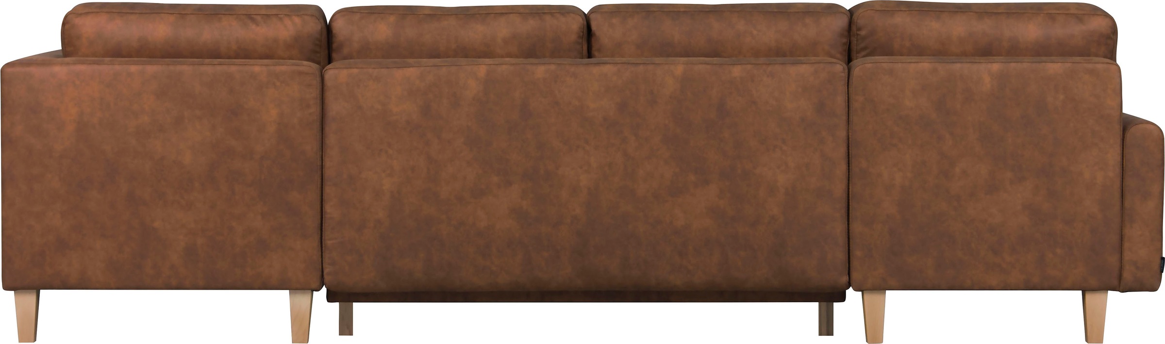 Home affaire Wohnlandschaft »TRIPLO U-Form wahlweise mit Schlaffunktion, B/T/H: 310/192/90 cm«, Schlafsofa, auch mit Bettkasten, Steppung im Rückenkissen