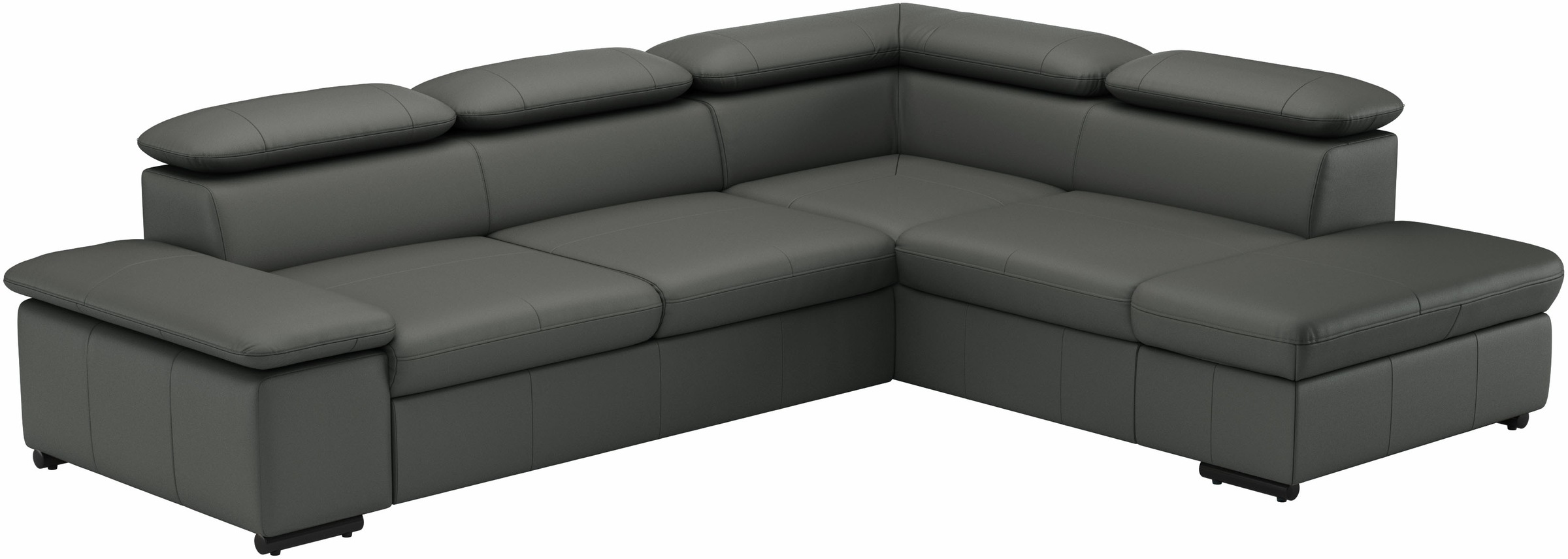sit&more Ecksofa »Alcudia L-Form«, mit Armteilverstellung, optional Kopfteilverstellung und Bettfunktion