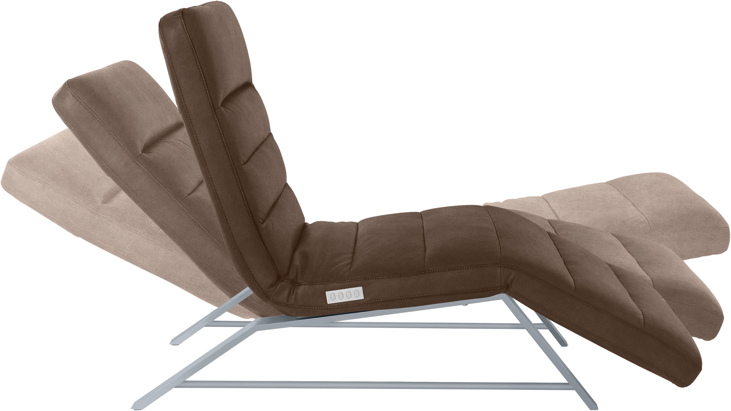 W.SCHILLIG Relaxliege »daily dreams«, Funktionsliege wahlweise mit Motor, Gestell matt, Breite 65 cm