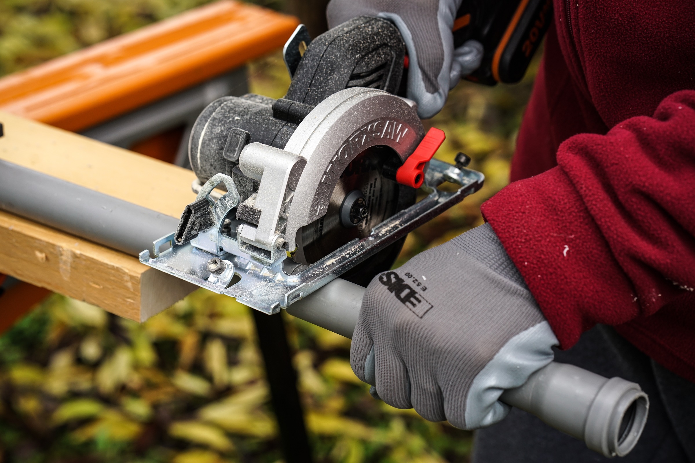 Worx Akku-Handkreissäge »WX531.9 NITRO«, für präzise Schnitte in Holz, Metall, PVC uvm., ohne Akku & Ladegerät
