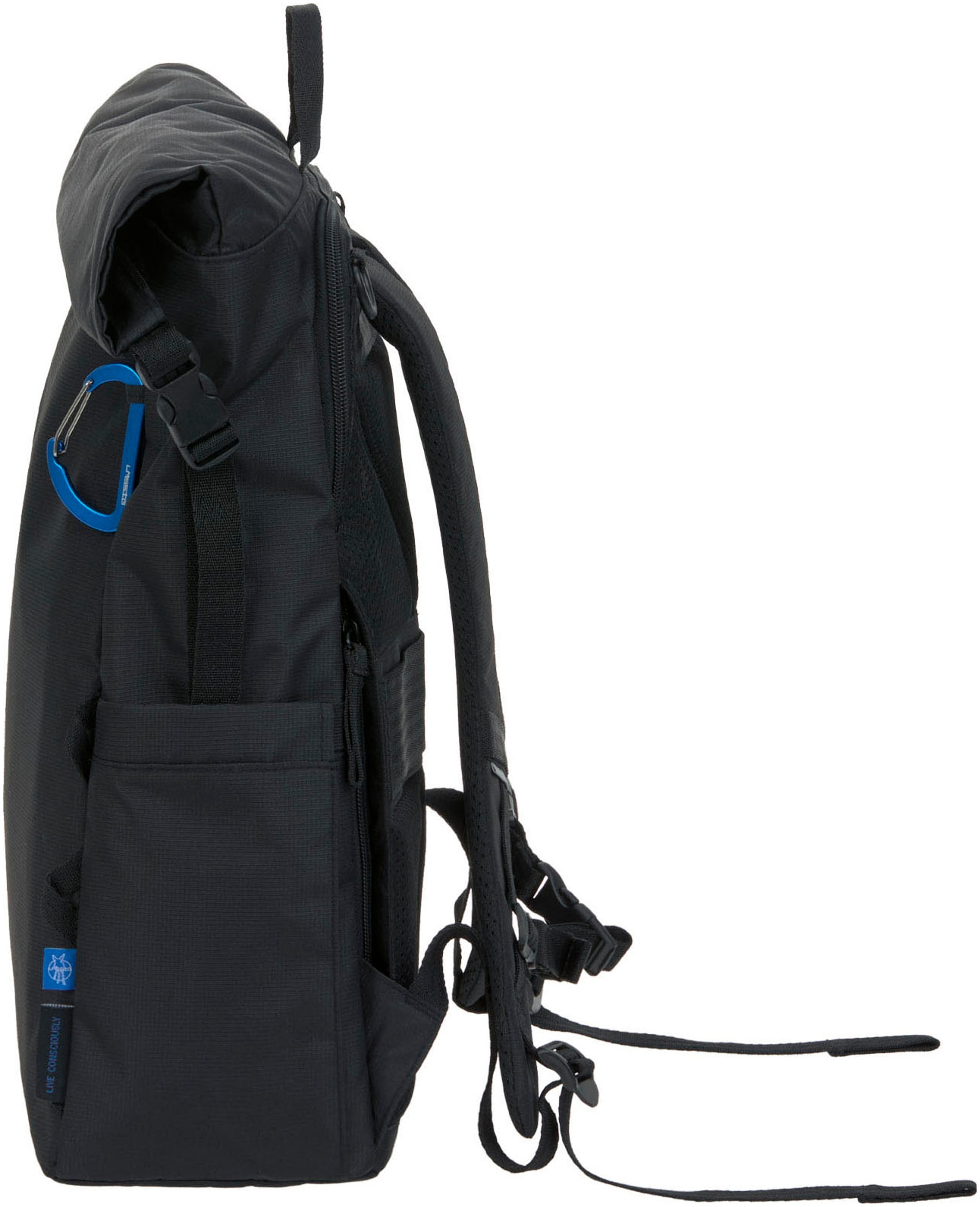 LÄSSIG Wickelrucksack »Green Label, Outdoor Rolltop Backpack, black«