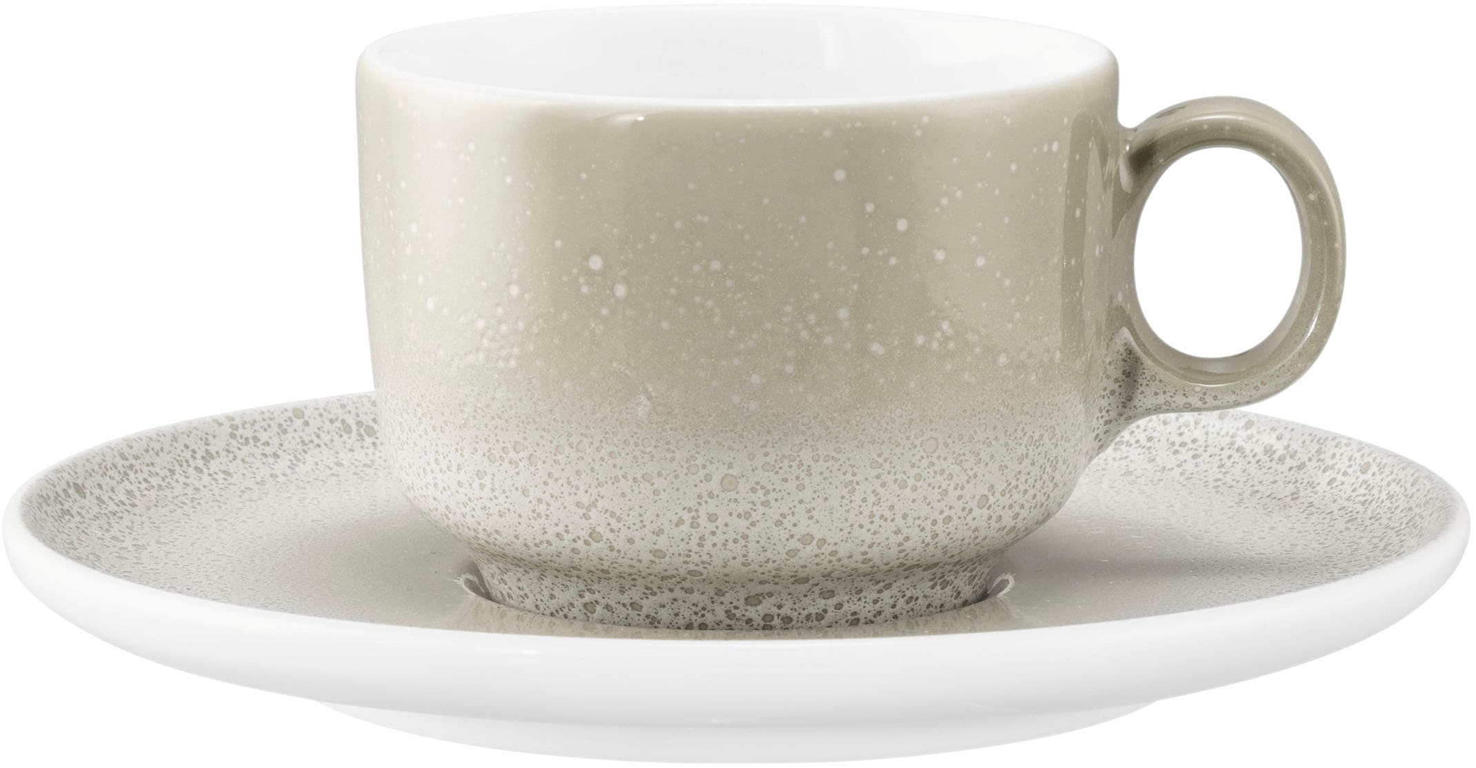 Seltmann Weiden Kaffeeservice »Sento Home, Geschirr-Set, 18-teilig«, (Set, 18 tlg., 6x Kaffeeobertasse, 6x Kaffeuntertasse, 6x Frühstücksteller), harmonisch geschwungene Form