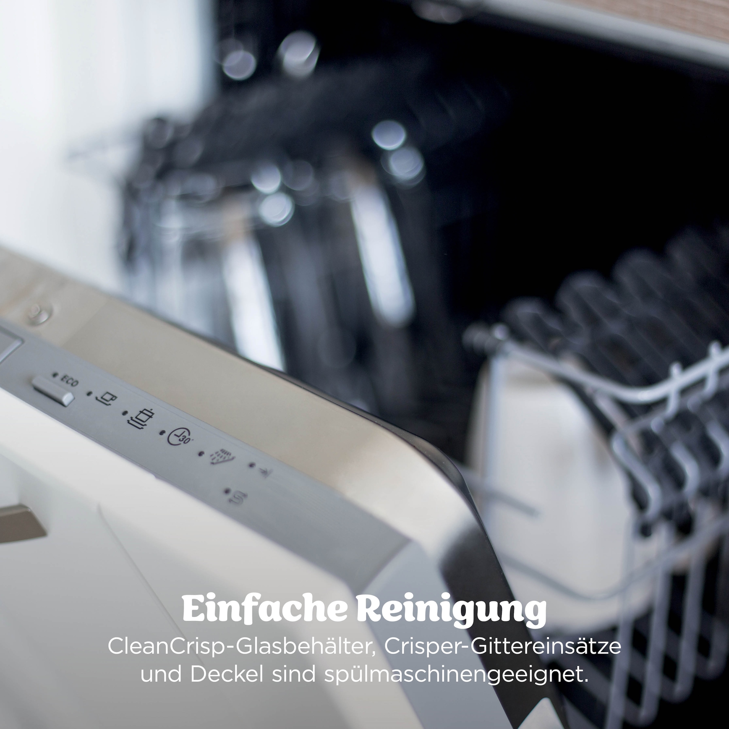NINJA Heißluftfritteuse »CRISPi PRO 7-in-1 Glas-Air-Fryer - Beige AS101EULG« 2050 W 7 Kochfunktionen, Vorbereitung, Zubereitung + Aufbewahrung von Speisen