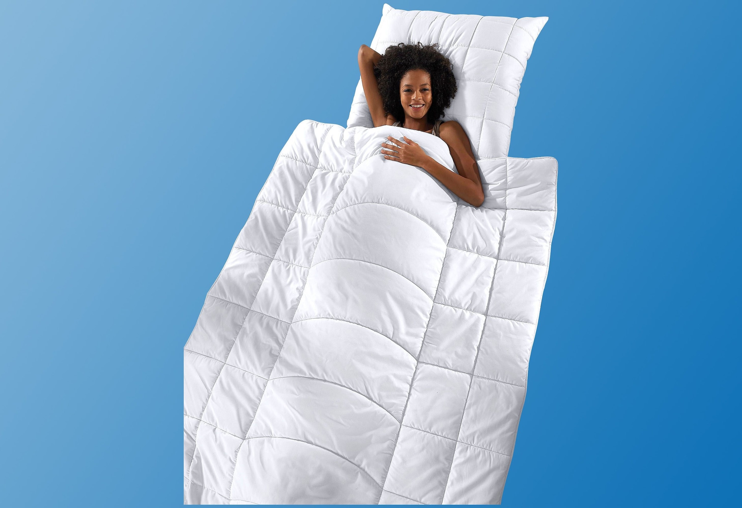 f.a.n. Schlafkomfort Microfaserkissen »Warmmax«, Füllung: Faserbällchen (100%  Polyester), Bezug: 100% Polyester, (1 St.) bequem und schnell bestellen