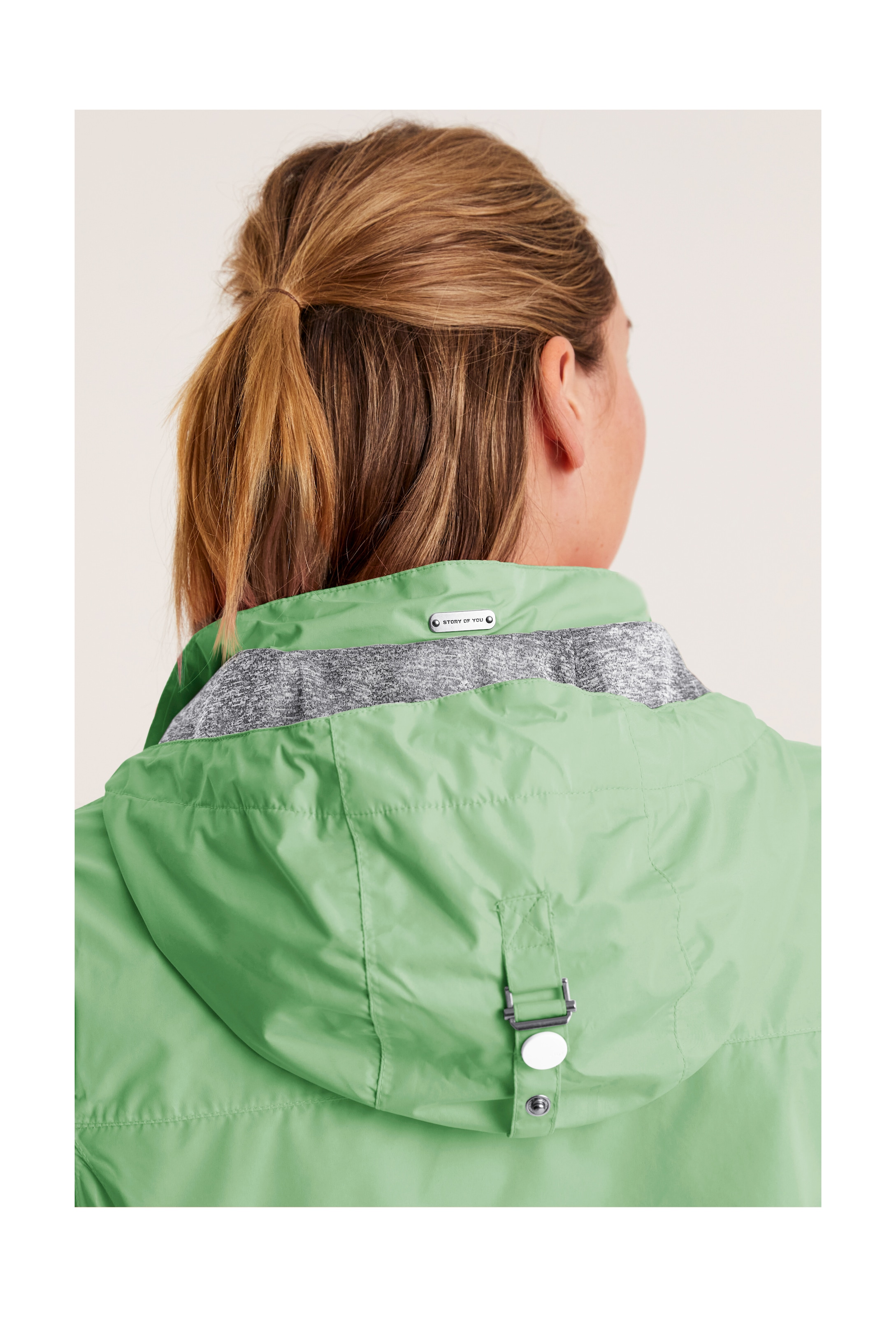STOY Outdoorjacke »STS 11 WMN JCKT«, Wasserdichte, atmungsaktive STOY-Jacke mit abnehmbarer Kapuze