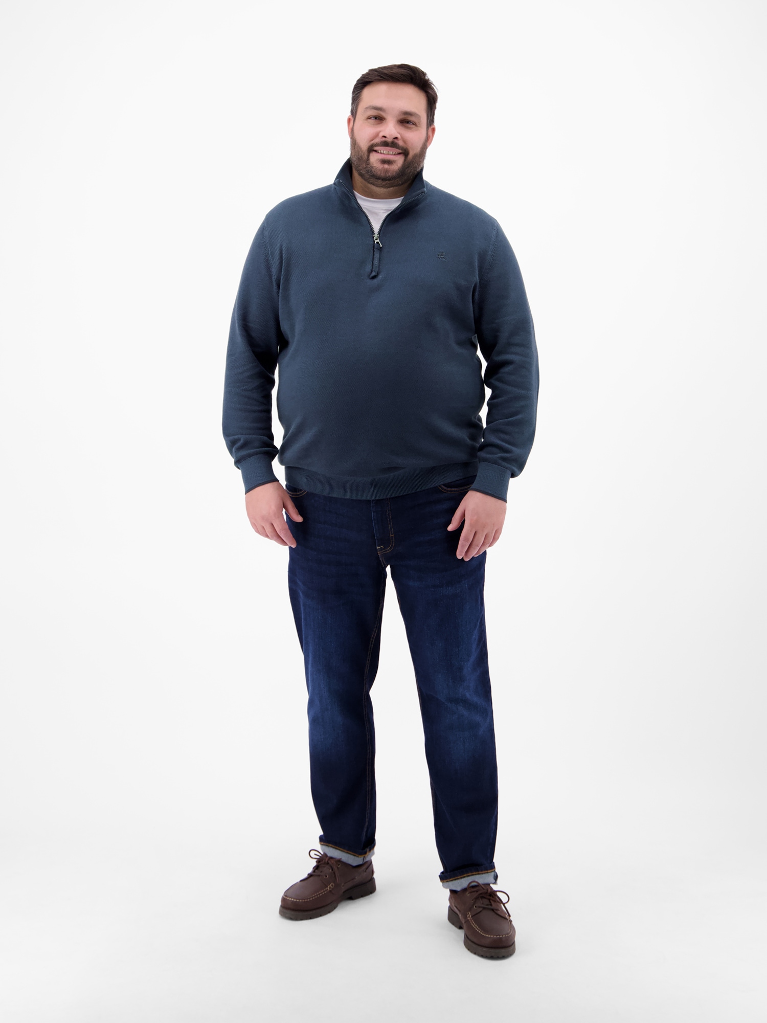 LERROS Troyer »LERROS Herren Stricktroyer in lebendiger Optik«