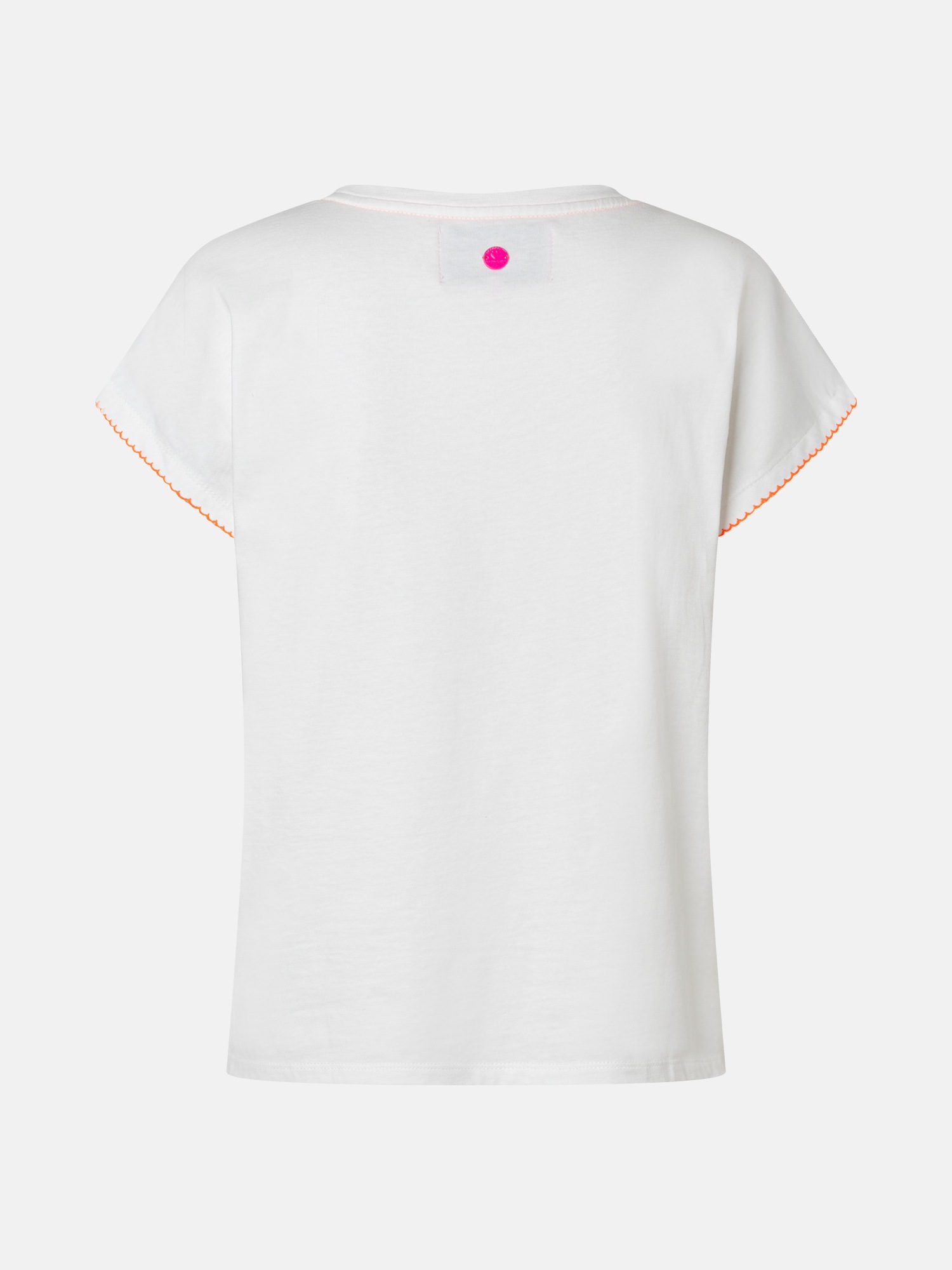 Lieblingsstück Kurzarmshirt »CrabiL« mit Kontrastdetails, Frontprint