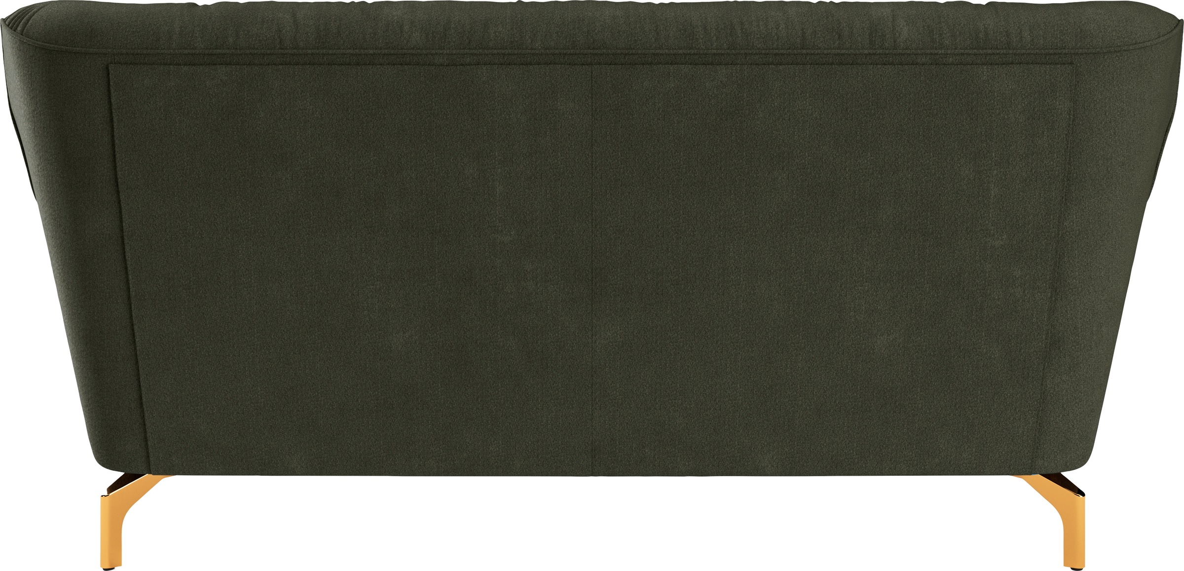 sit&more 3-Sitzer »Orient 3« inkl. 2 Zierkissen mit Strass-Stein, goldfarbene Metallfüße