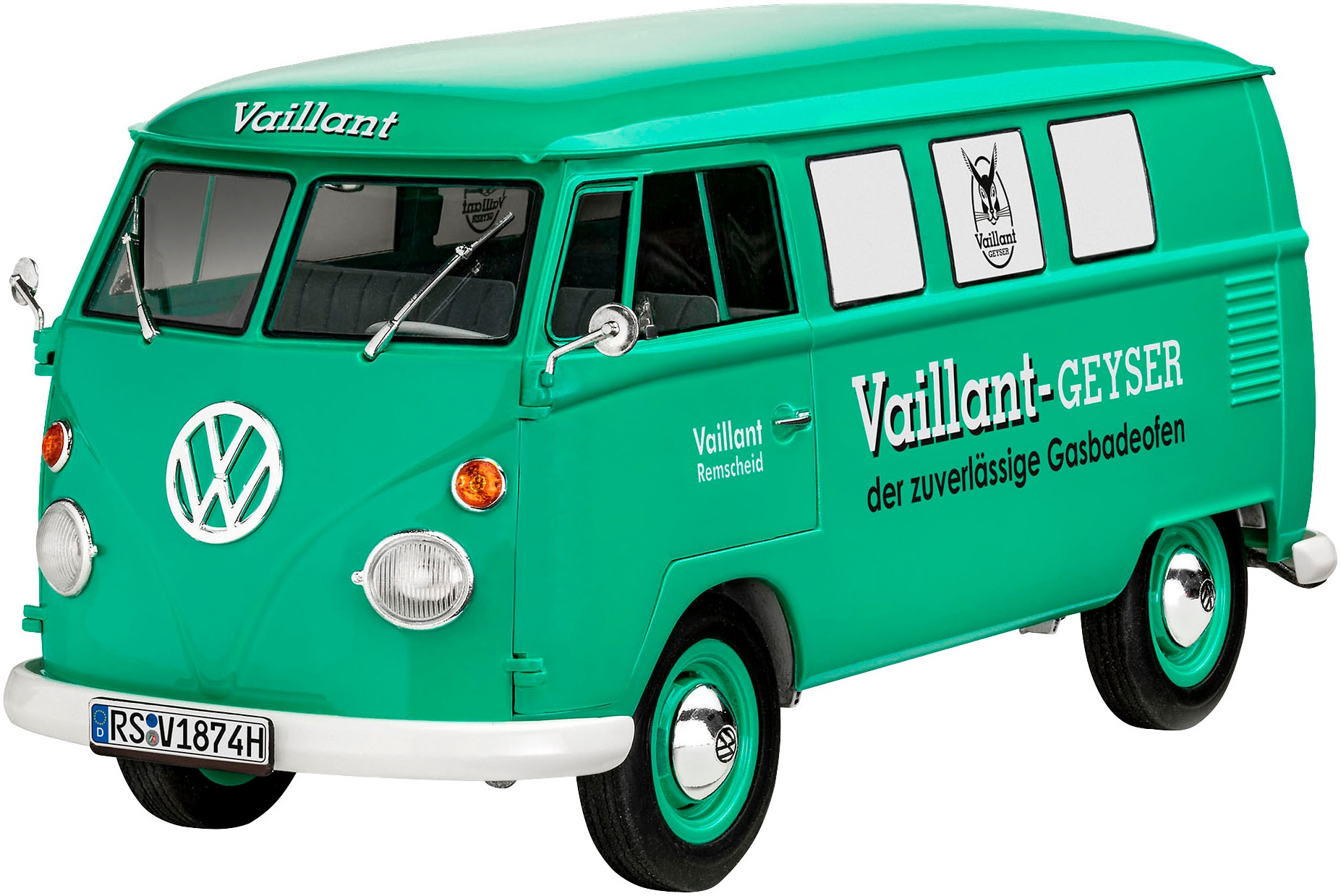 Revell® Modellbausatz »Geschenkset VW T1 Bus 150 Jahre Vaillant« Made in Europe
