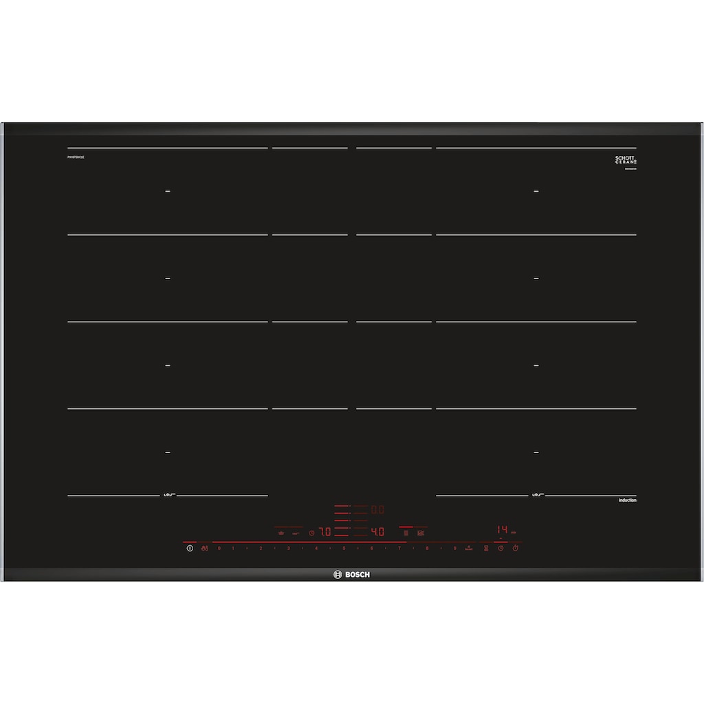 BOSCH Flex-Induktions-Kochfeld von SCHOTT CERAN®, PXY875DC1E, mit DirectSelect Premium