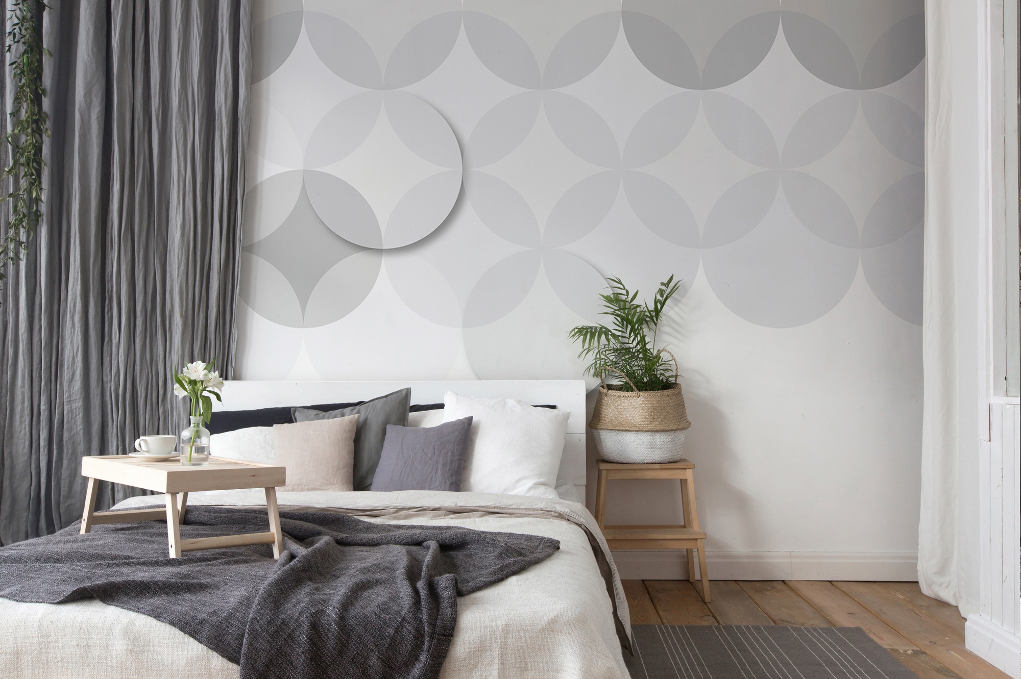 Architects Paper Fototapete »Atelier 47 Circle Pattern 3«, Mit Punkten, Vlies, Wand, Schräge, Decke