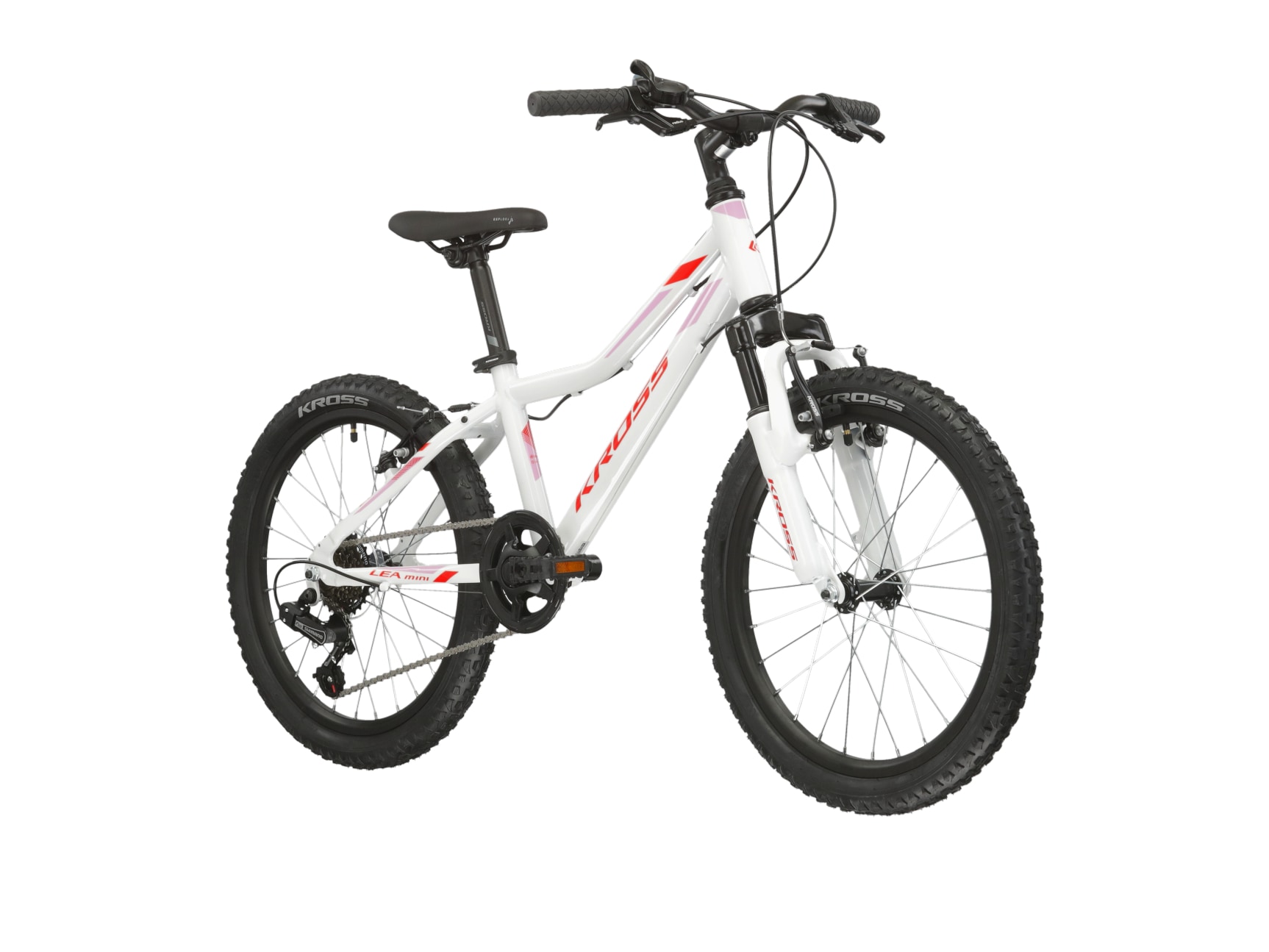 Kross Kinderfahrrad »20" Kinder-MTB Lea Mini 2.0 6 Gänge 2026« 6 Gang Shimano Tourney TY21 Schaltwerk Kettenschaltung