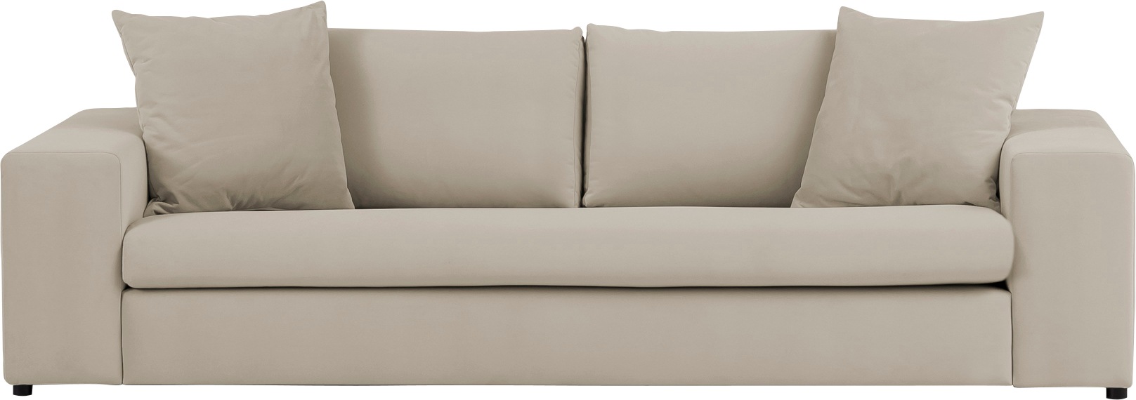 Home affaire 3-Sitzer »SLEETLAND XXL in Samtvelours oder Vintage-Leder-Opti günstig online kaufen