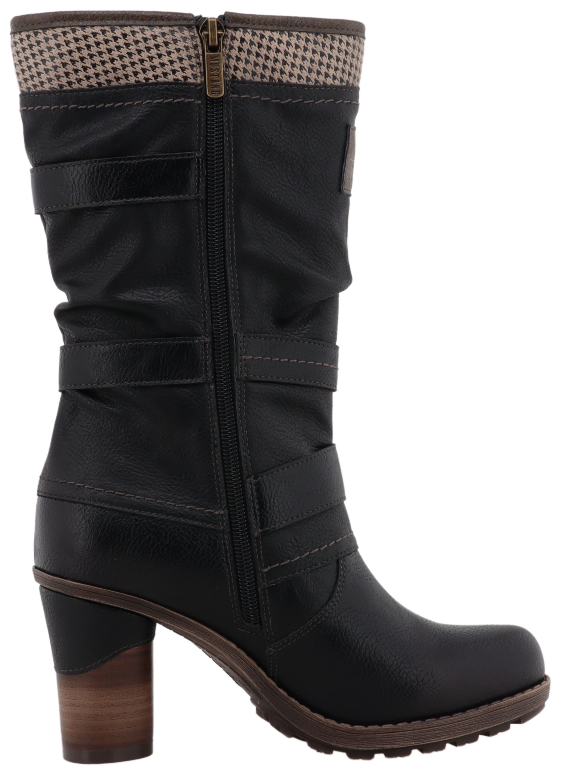 Mustang Shoes Winterstiefel »Palma«, Kurzstiefel, Winterstiefel mit wärmendem Textifutter