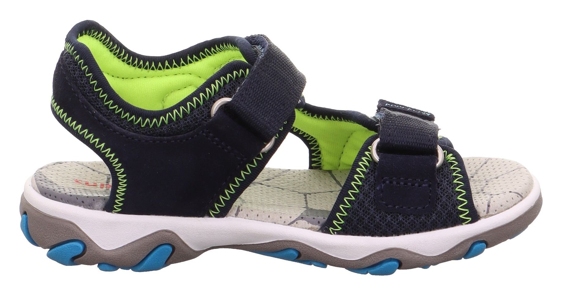Superfit Sandale »MIKE 3.0 WMS: mittel«, Trekkingschuh mit Klettverschluss, Größenschablone zum Download