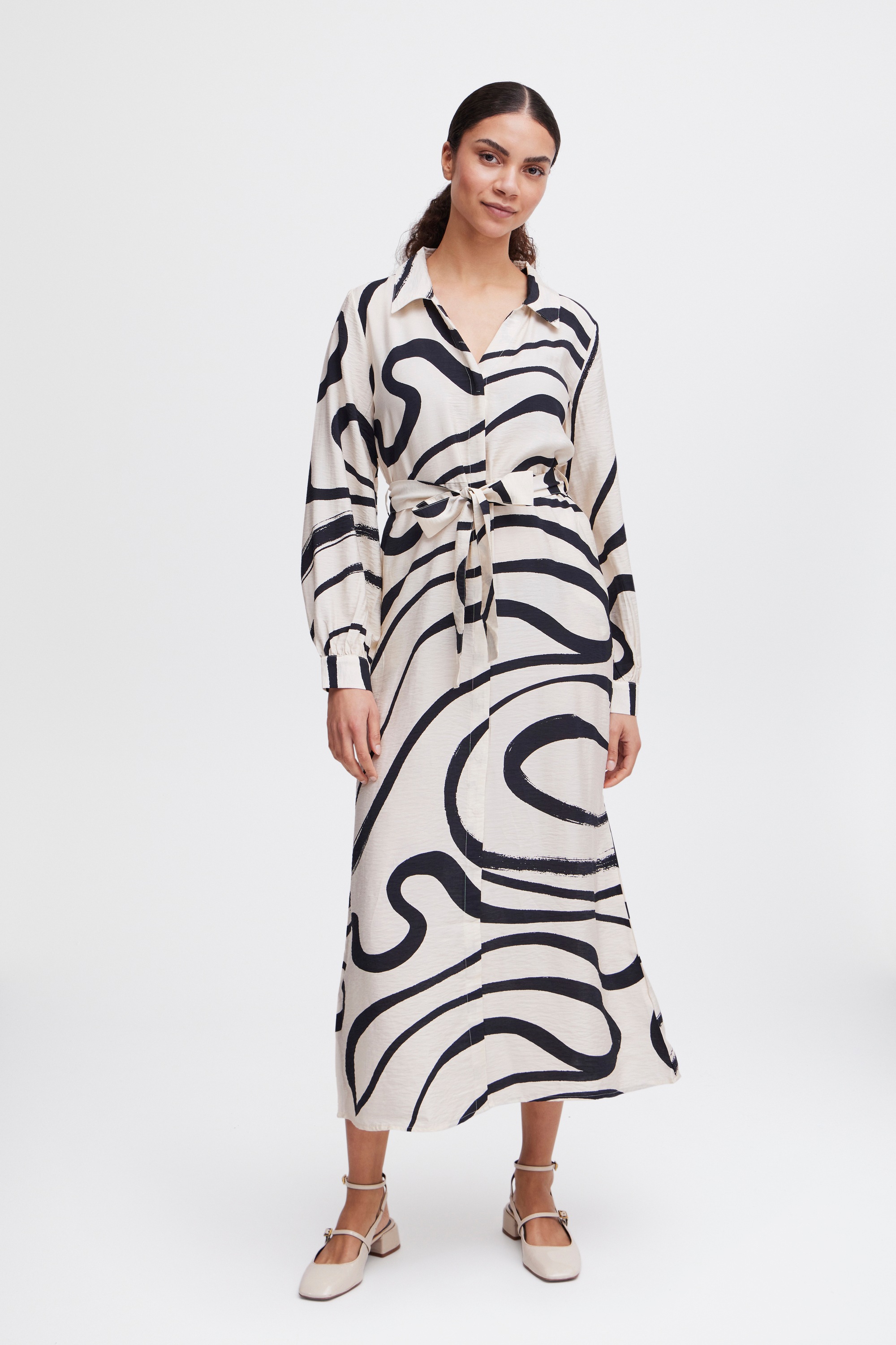 b.young Midikleid »Kleid BYIBINE«