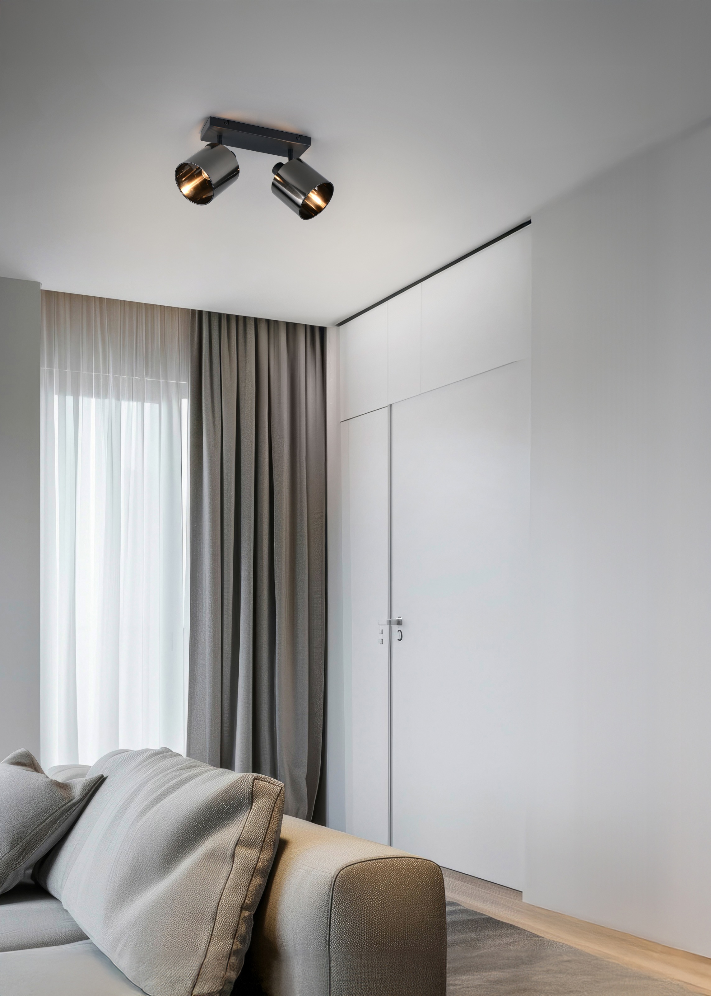 REALITY Leuchten Deckenstrahler »JASON, Deckenspot 2-flammig exkl 2x E14 ma günstig online kaufen