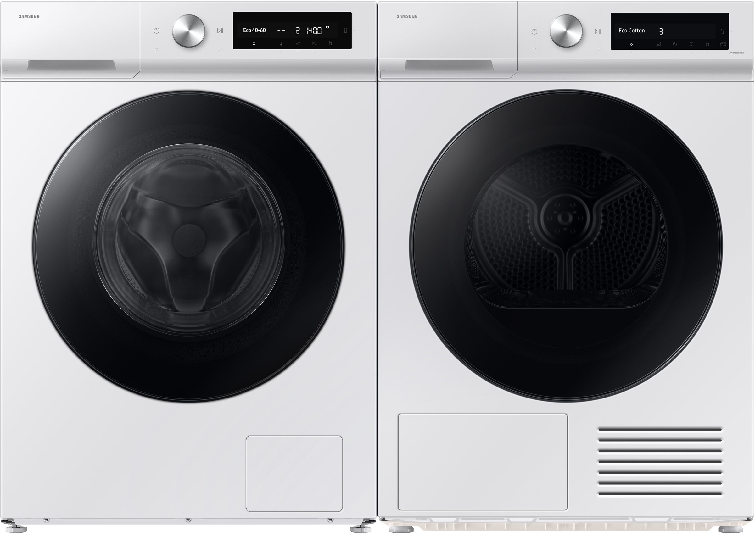 Samsung Wärmepumpentrockner »DV90DB7845GWU2«, DV7400D, 9 kg, QuickDriveᵀᴹ Option ‑ Spart bis zu 35 % Zeit