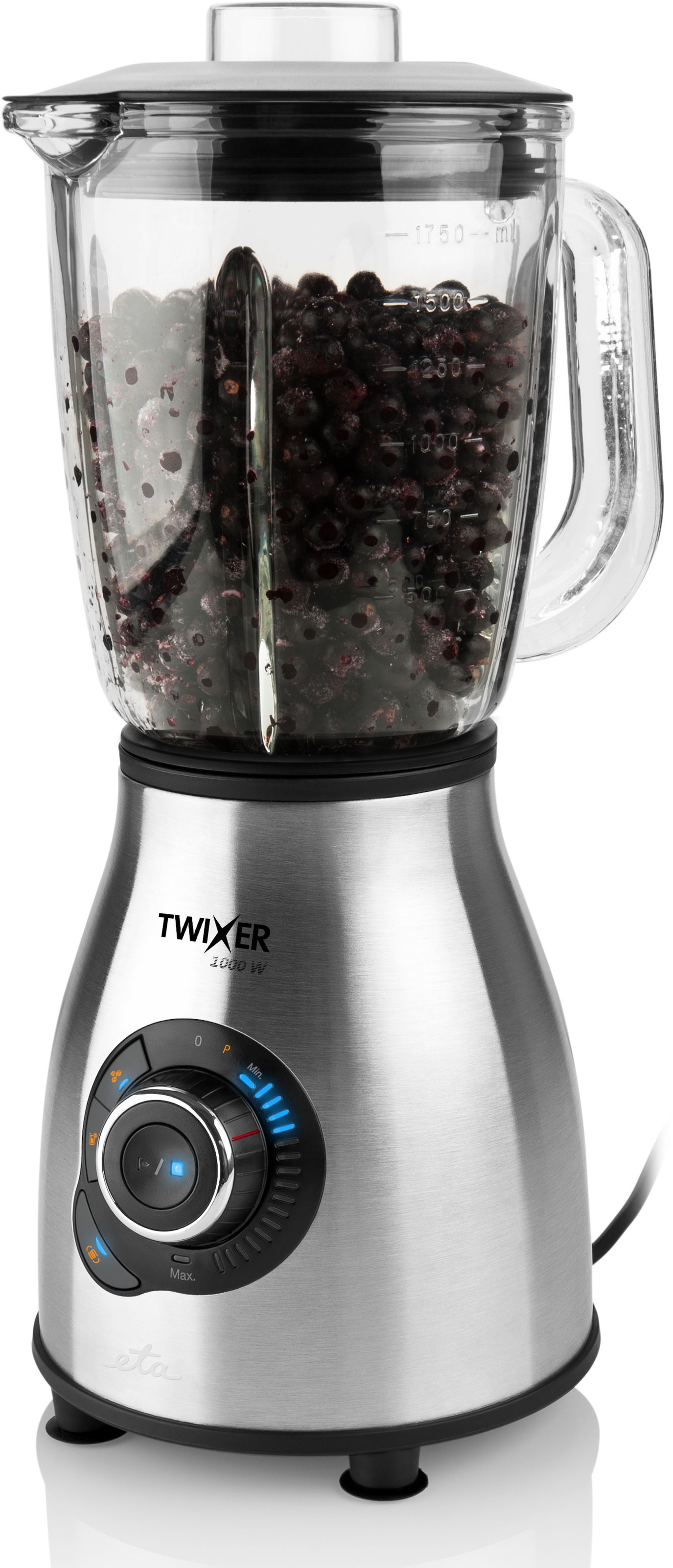 eta Standmixer »TWIXER ETA601190000«, 1000 W, Glasbehälter, voreingestellte Programme