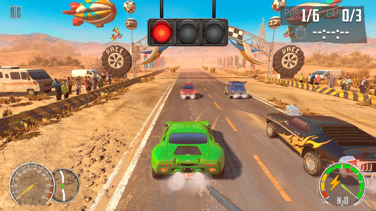 NBG Spielesoftware »Maxx Tech Turbo Boost Racing« Nintendo Switch 2