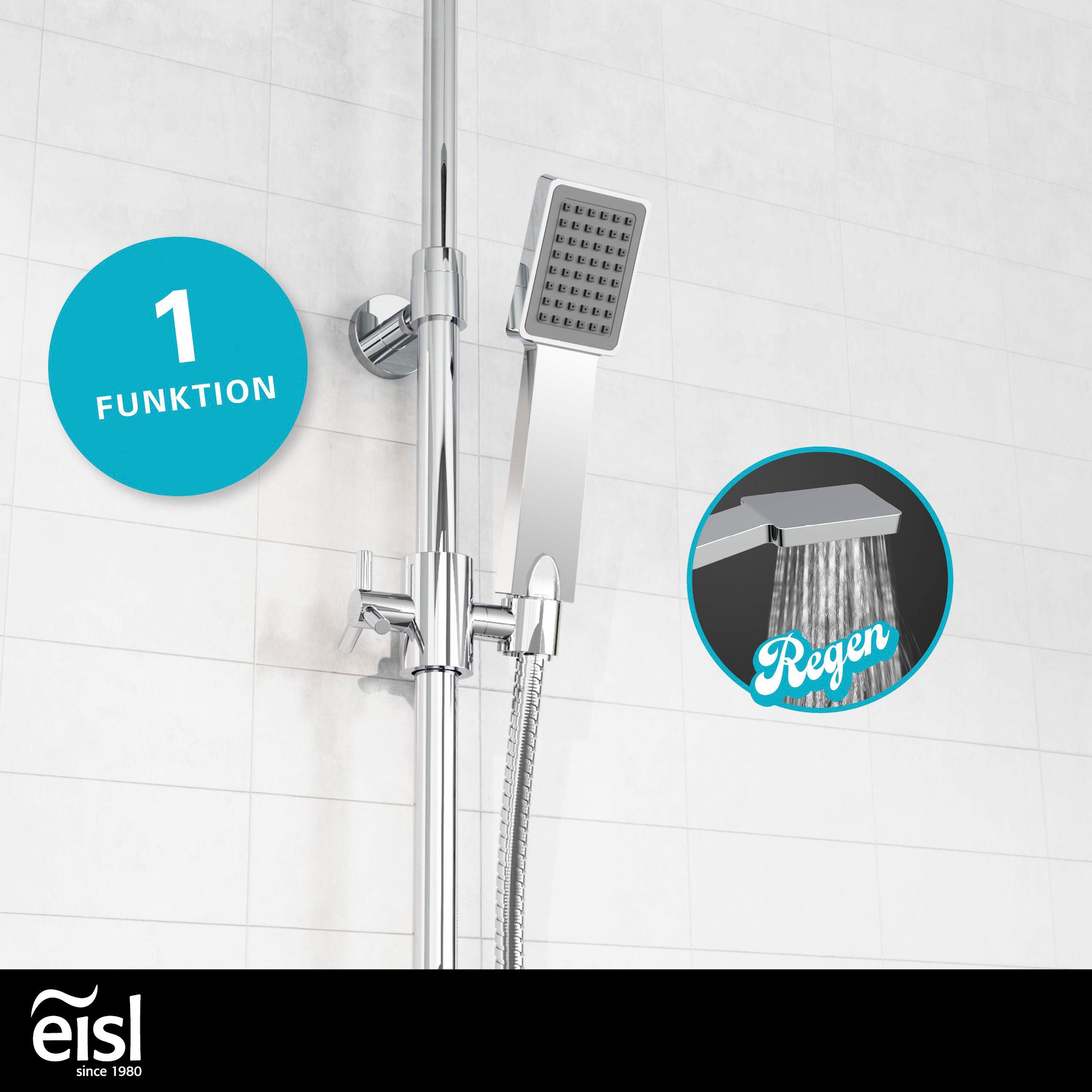 Eisl Brausegarnitur »Easy Refresh«, Antikalknoppen und integrierte Wassersparfunktion