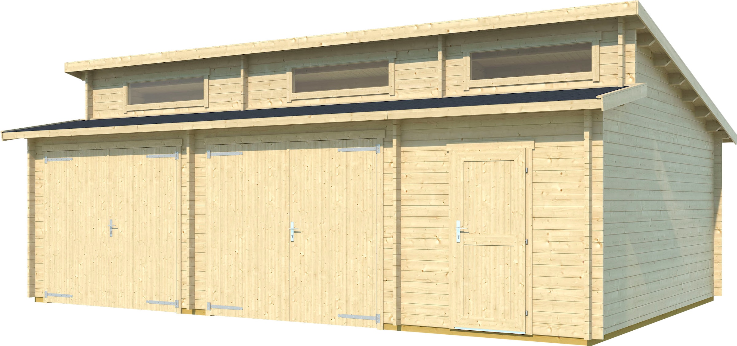 LASITA MAJA Garage »Hawaii«, (Set, Für 2 Fahrzeuge geeignet), Garage + 2 Ho günstig online kaufen