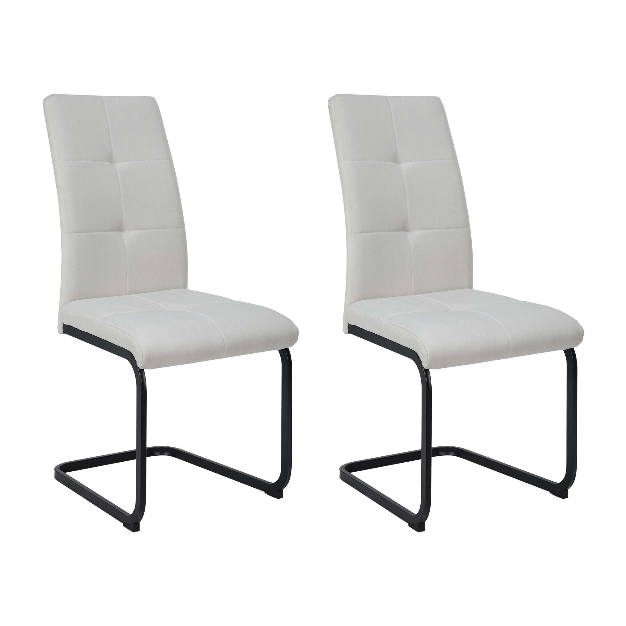 OTTO home Esszimmerstuhl »Calgoty« () 2 Stk.Freischwinger, gepolsterte Rückenlehne und Sitzfläche, Sitzhöhe 48 cm