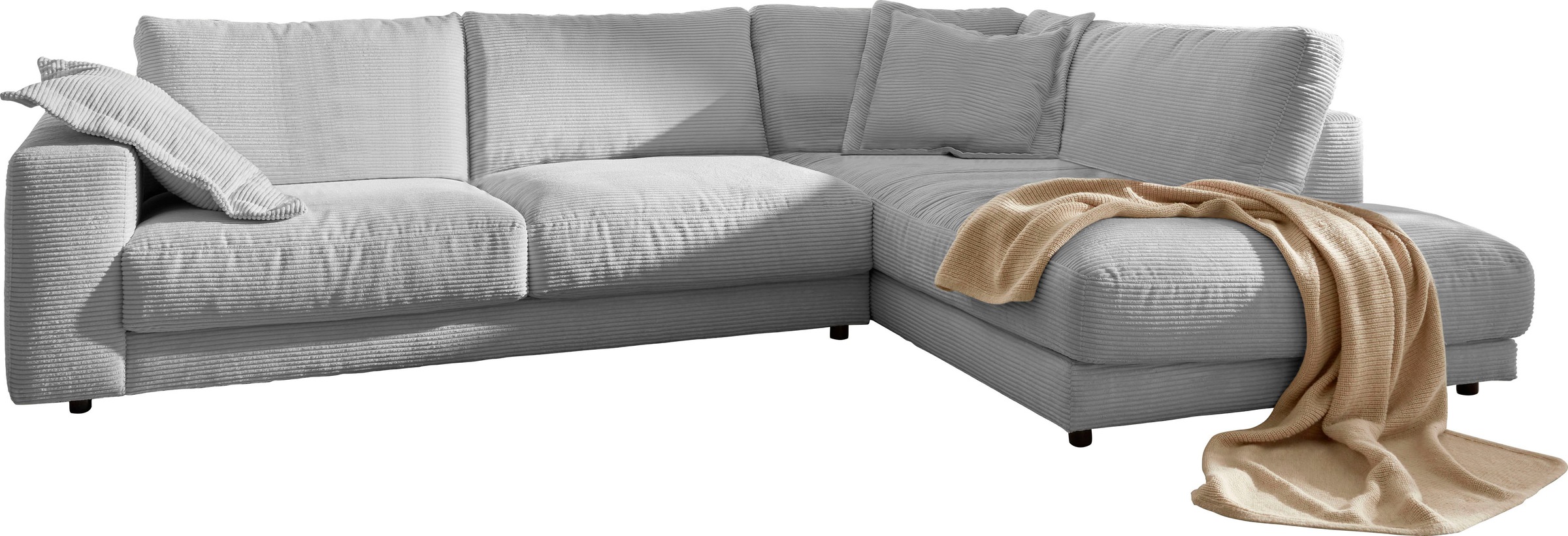 Home affaire Ecksofa »Enisa XXL B/T/H: 325/224/85 cm L-Form« Kuschelig, gem günstig online kaufen