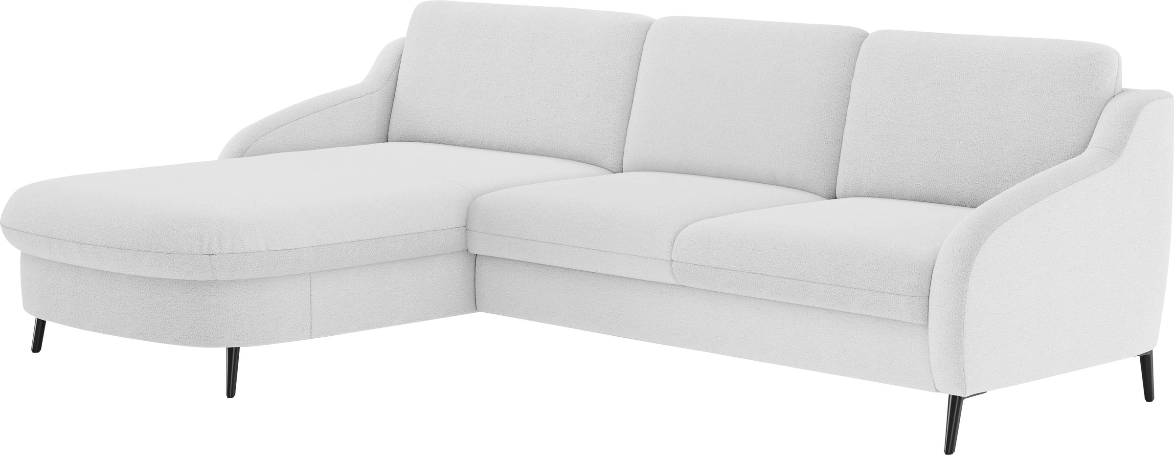 sit&more Ecksofa »Soul L-Form«, wahlweise mit Bettfunktion und Bettkasten oder Schubkasten