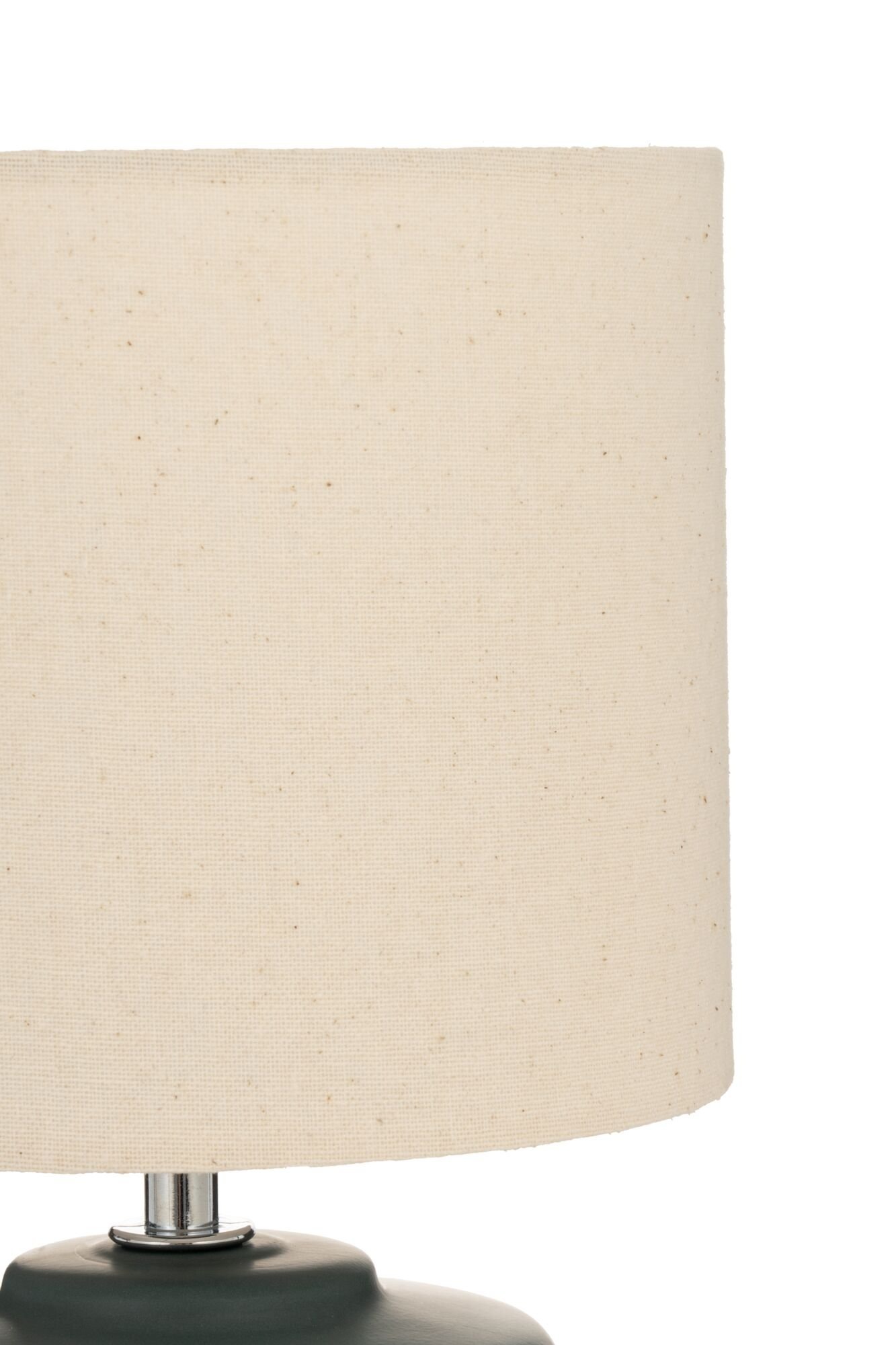 Pauleen Tischleuchte »Glowing Midnight max20W beige/green matt 230V Stoff/Keramik«, 1 flammig, Leuchtmittel E14 | ohne Leuchtmittel, E14