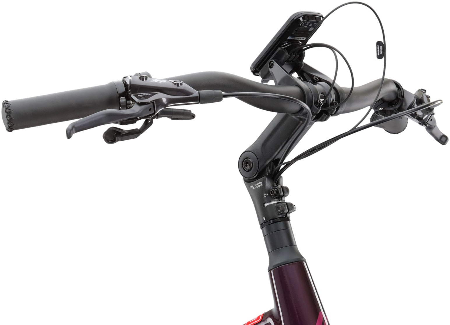 Kross E-Bike »E-Trekkingrad Trans Hybrid Prestige 630 28 Zoll lila«, 11 Gang, Shimano, DEORE XT DI2 M8050, Mittelmotor 250 W, Pedelec, Elektrofahrrad für Damen