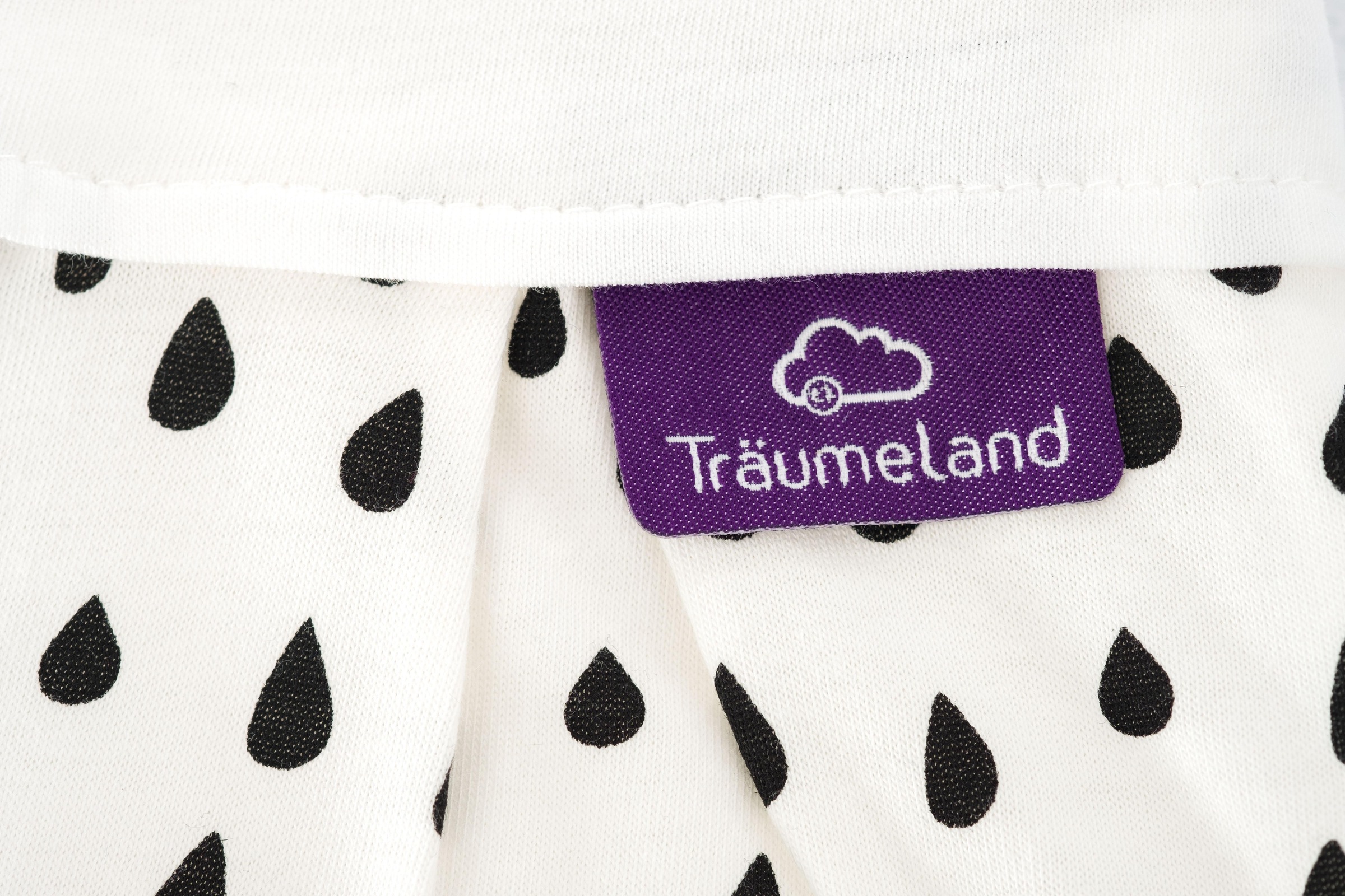 Träumeland Babyschlafsack »Außenschlafsack Tropfen schwarz«, (1 tlg.)
