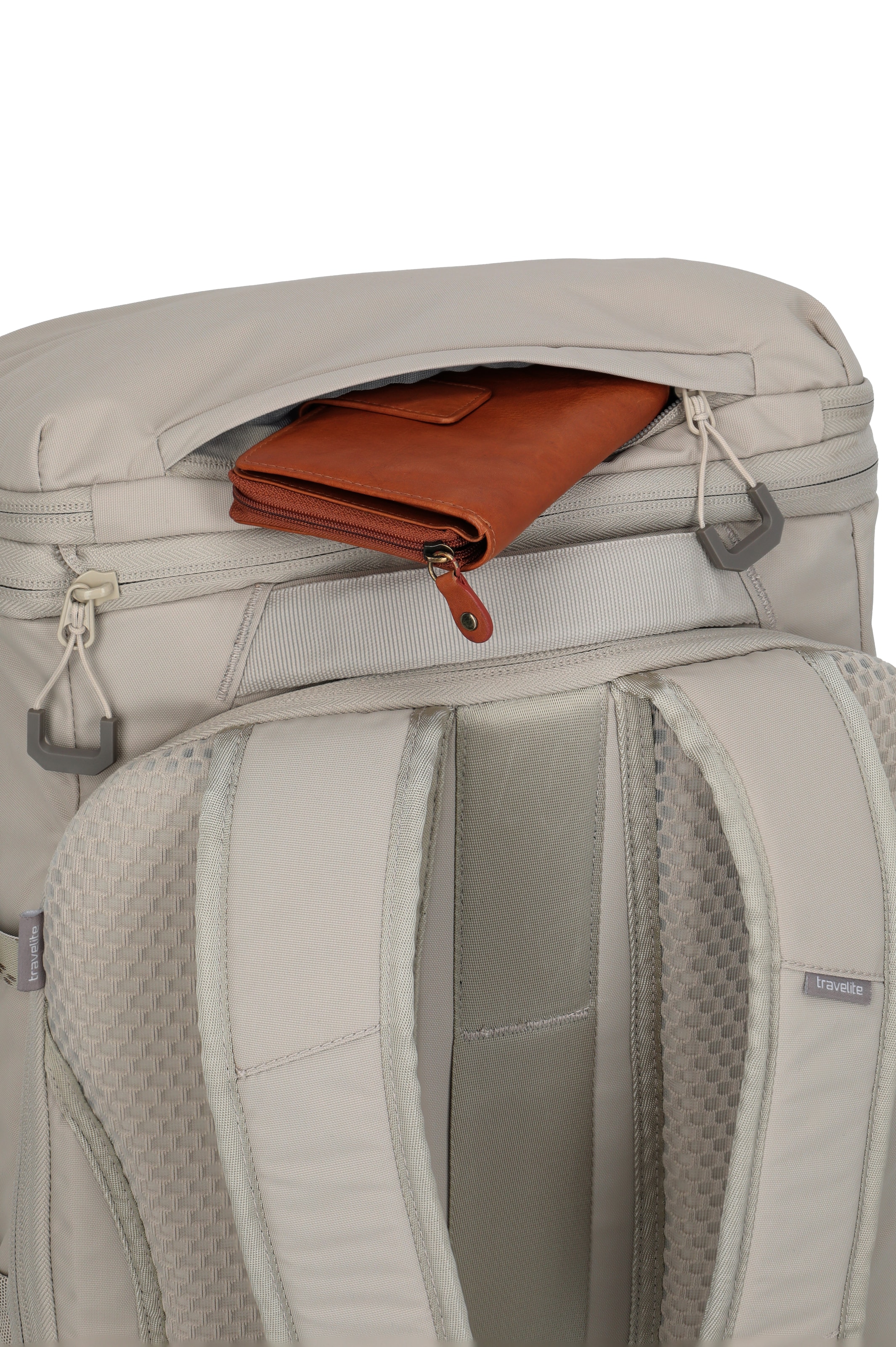 travelite Reisetasche »VENTURE LINE Rucksack mit Laptopfach« mit Aufsteckfunktion und Laptopfach – vielseitig nutzbar