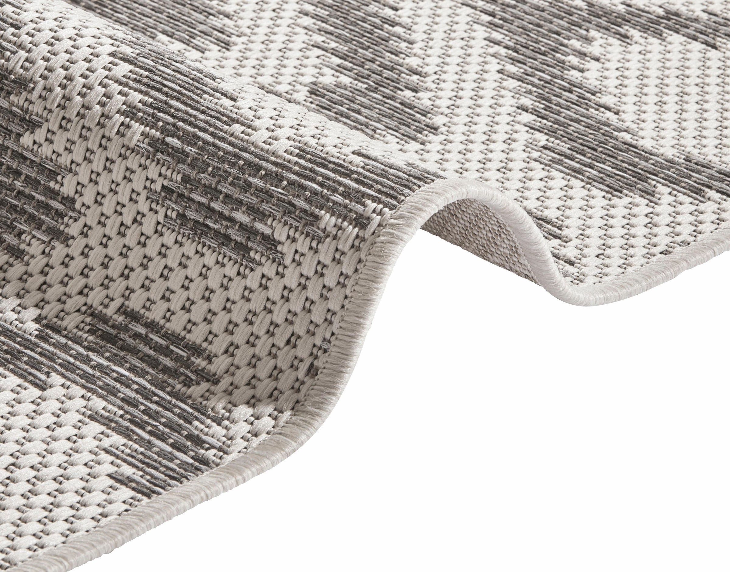 NORTHRUGS Läufer »Isle«, rechteckig, 4 mm Höhe, In-und Outdoor geeignet, Strapazierfähig und pflegeleicht, Flachgewebe