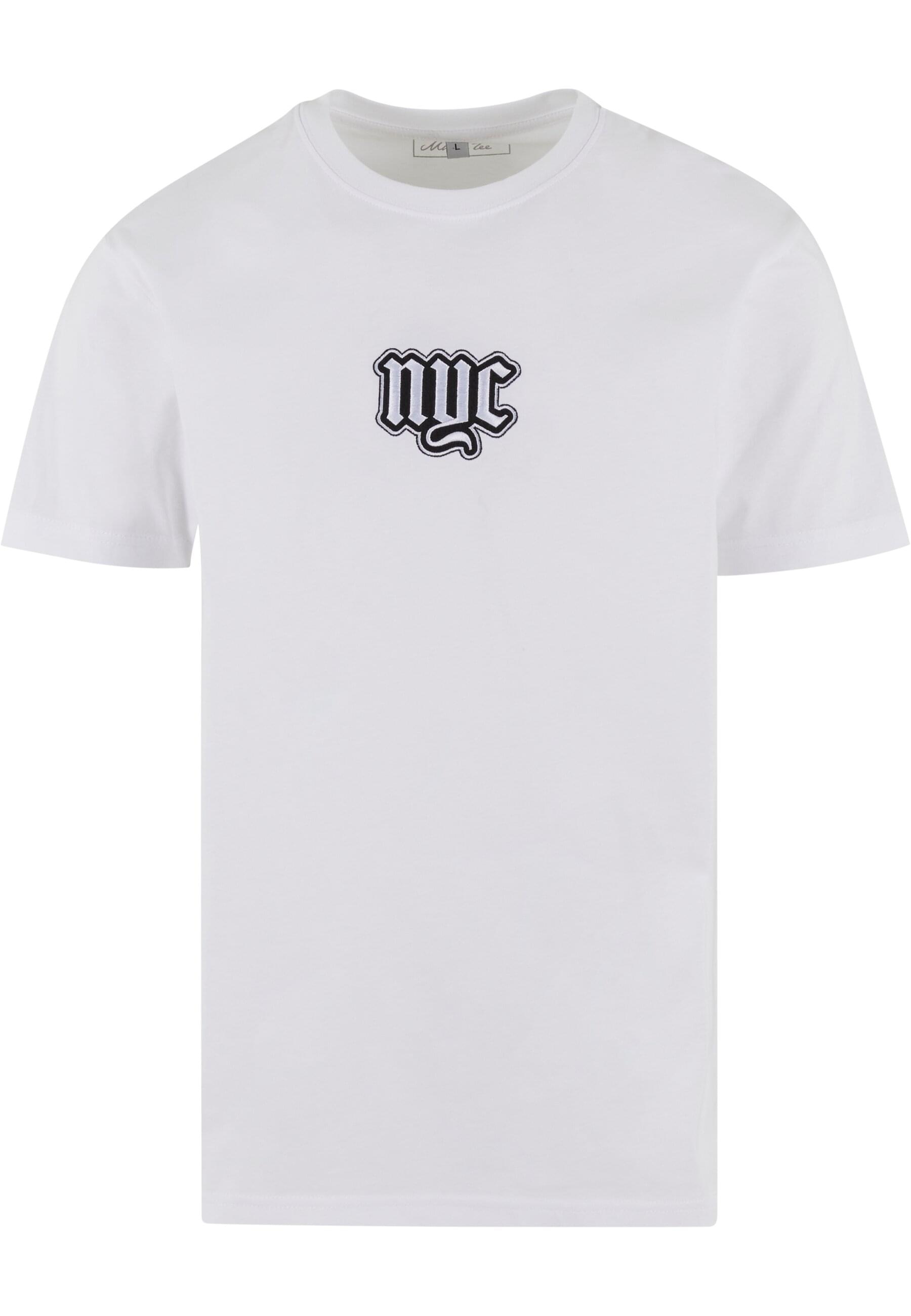 MisterTee T-Shirt »MisterTee NYC Old English Wording Patch Tee« 1 Stk.