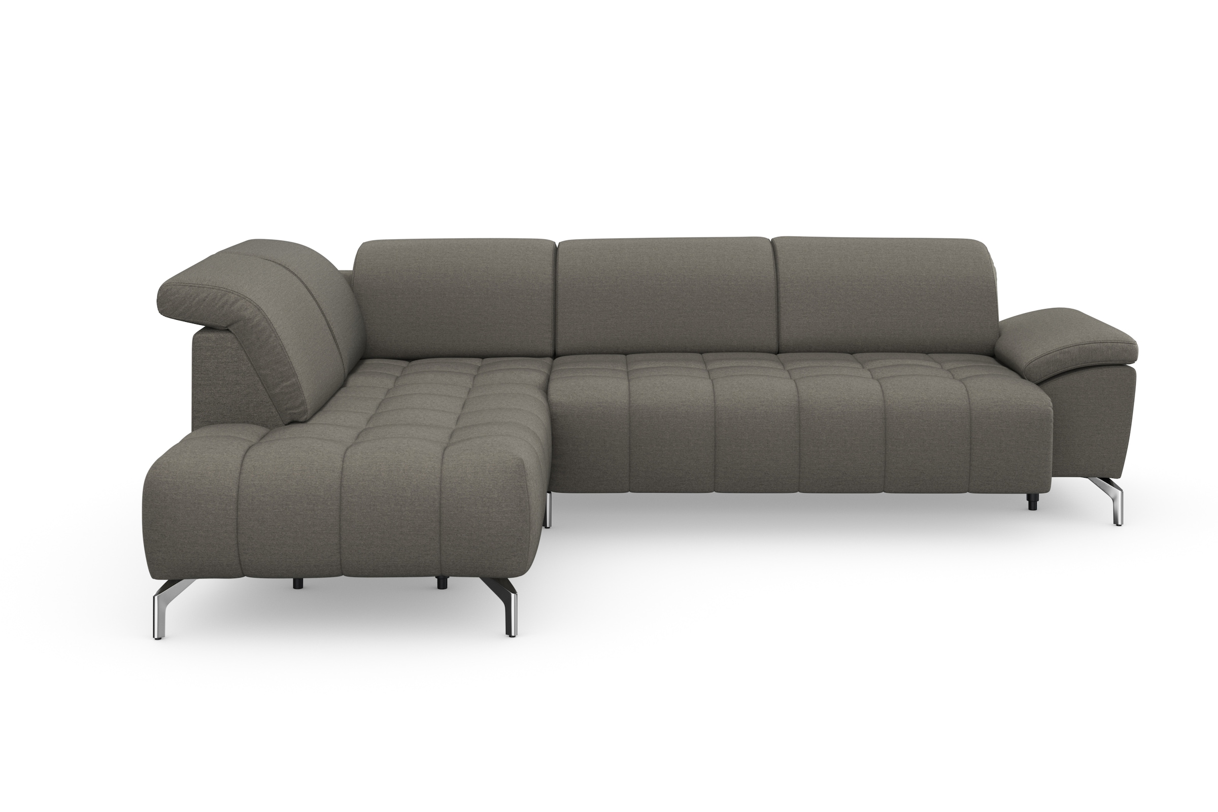 sit&more Ecksofa »Cool L-Form«, wahlweise mit Kopfteilverstellung und Vorzi günstig online kaufen