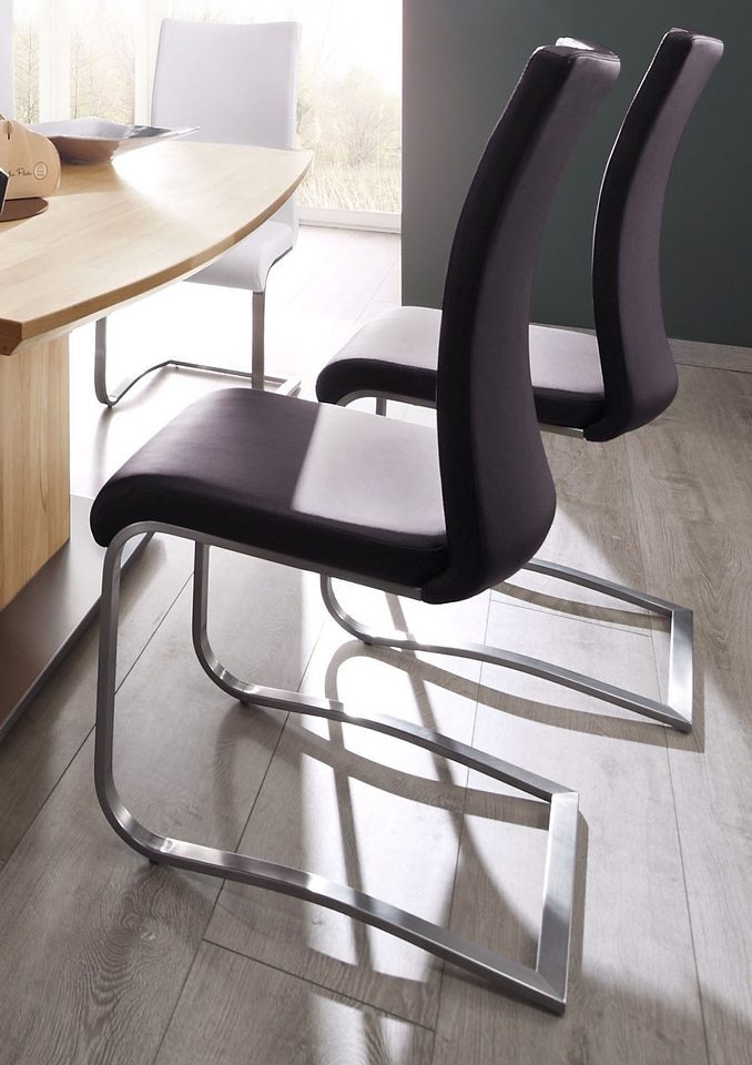 MCA furniture Freischwinger Kg bestellen 6 belastbar auf Stuhl 4er-, (Set), Kunstleder, 2er-, bis 130 Raten »Arco«, St., 6er-Set