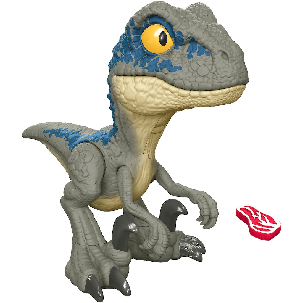 Mattel® Actionfigur »Jurassic World, Mega Roar Velociraptor, Blue«