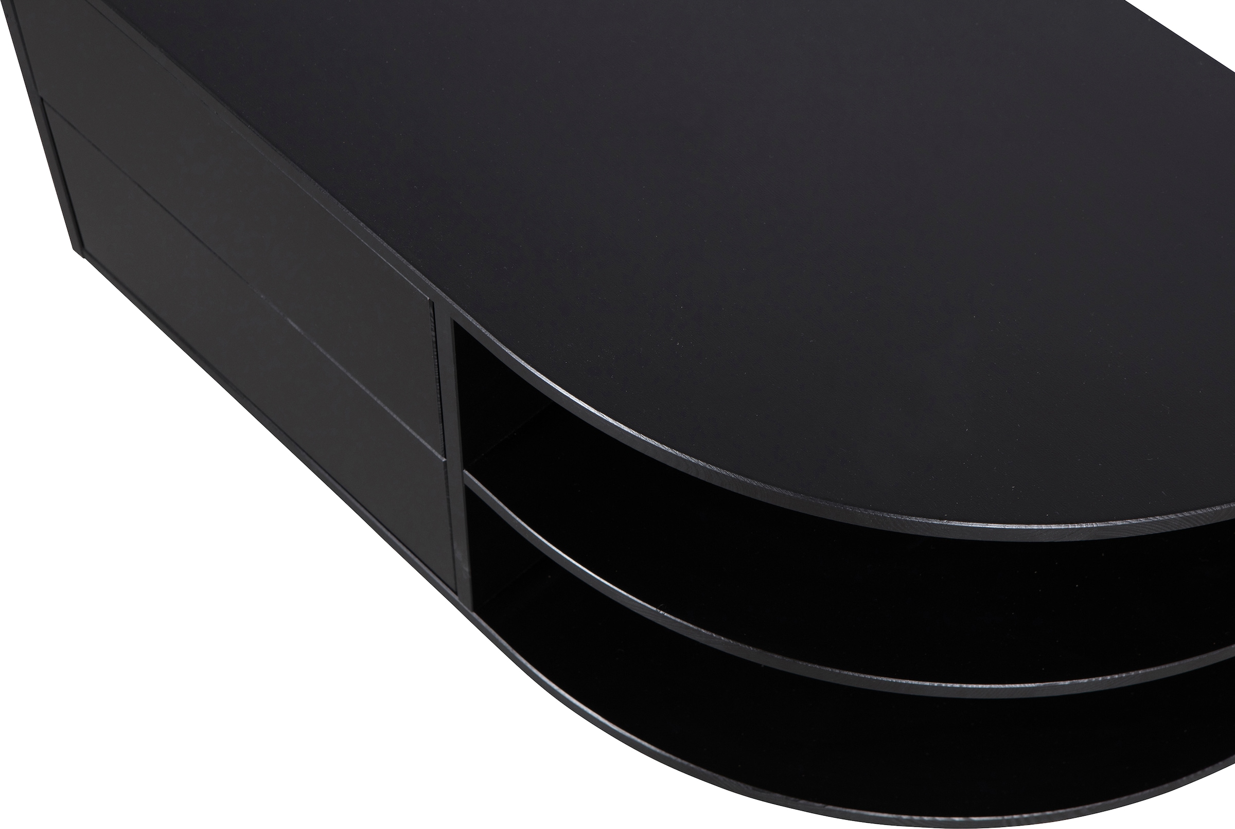 WOOOD Lowboard »Finca, Kommode mit abgerundeten Abschlussregal«, mit modernem Push-to-Open-System, Breite 78 cm