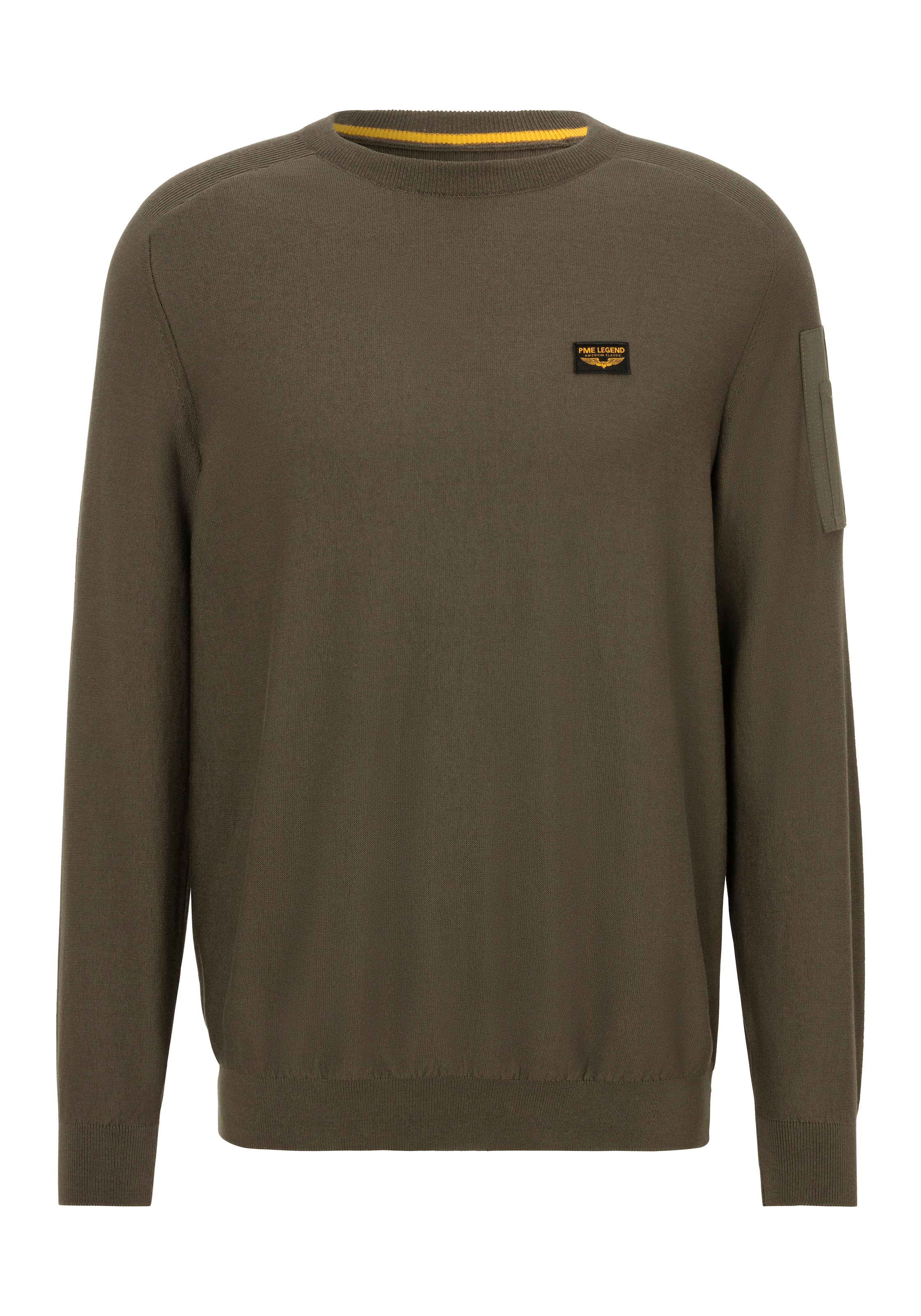 PME LEGEND Rundhalspullover »American classic Buckley knit«