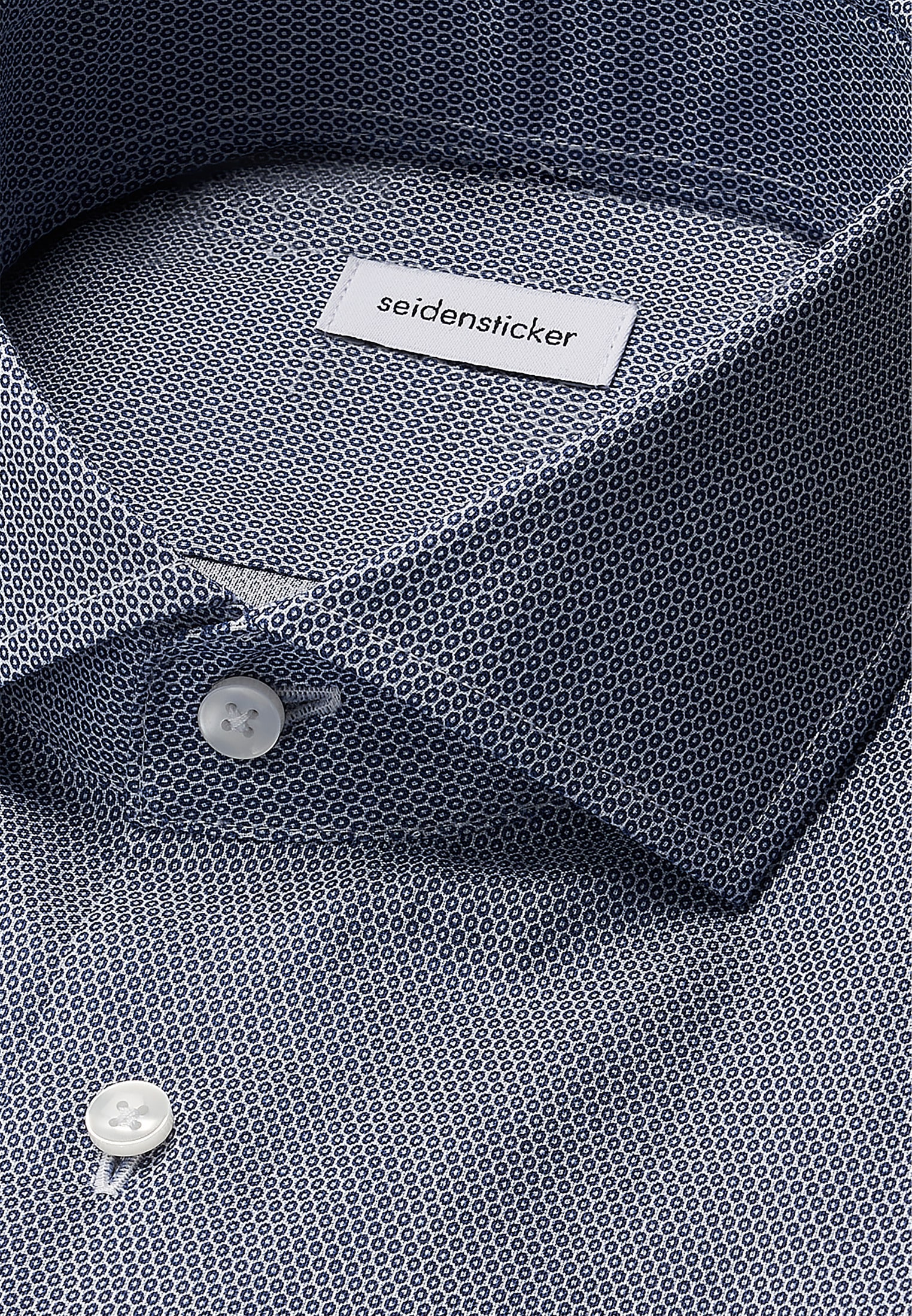 seidensticker Businesshemd »Schwarze Rose« X-Slim 1/1 Kentkragen Druck