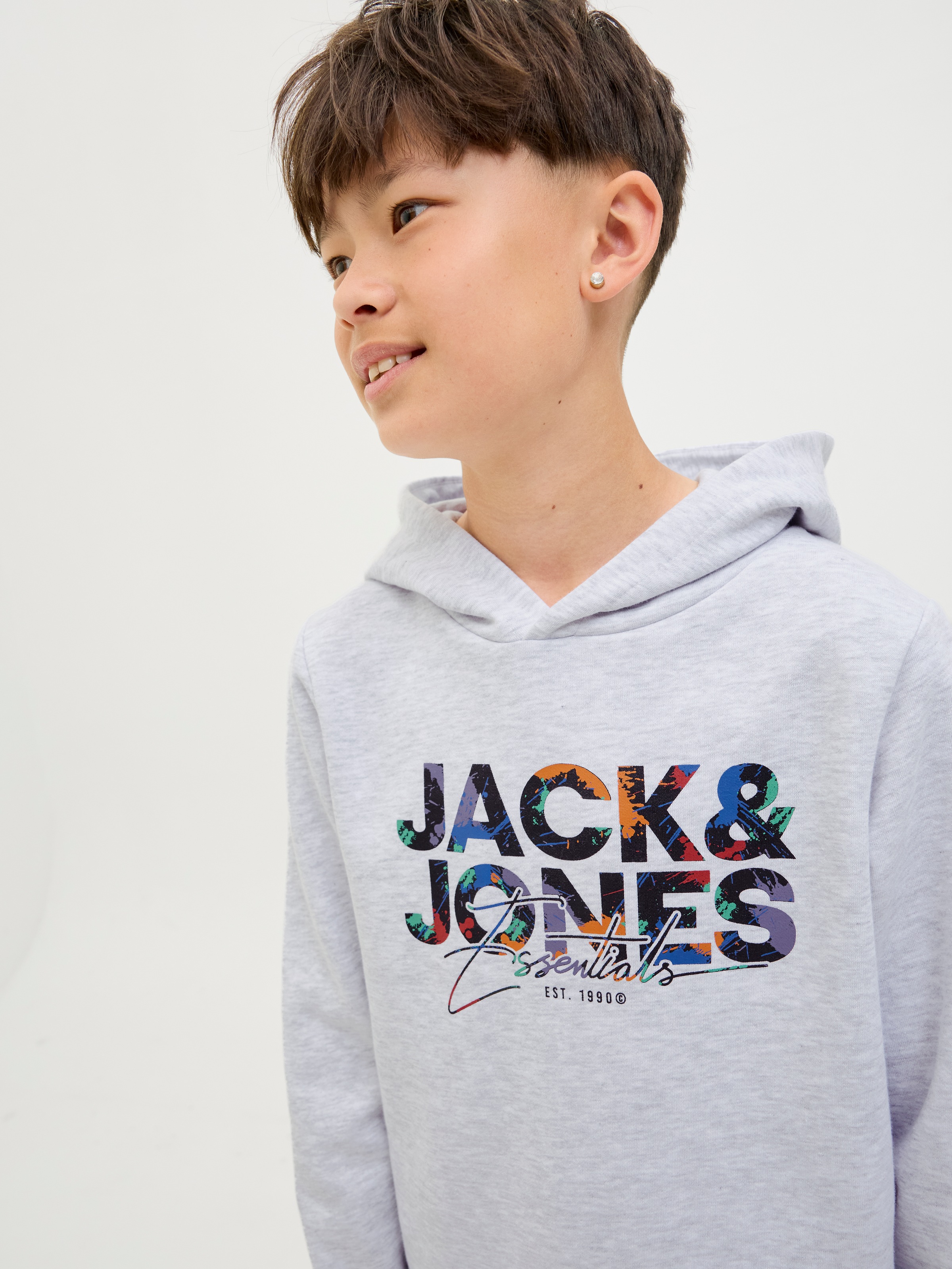 Jack & Jones Junior Kapuzensweatshirt »JJGEPLAS SWEAT HOOD JNR«
